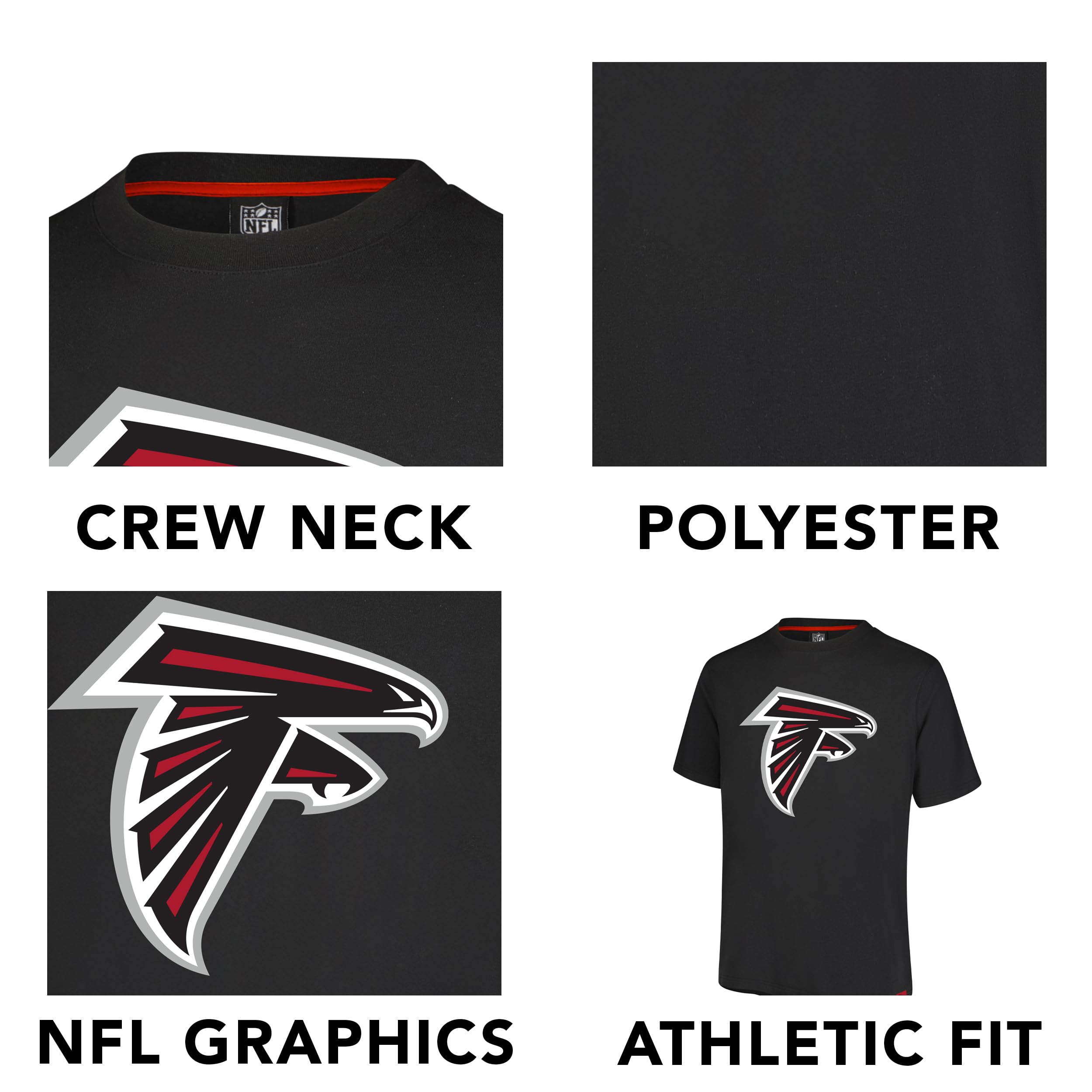 Ultra Game Men's NFL Official Super Soft Game Day T-Shirt - Image 5