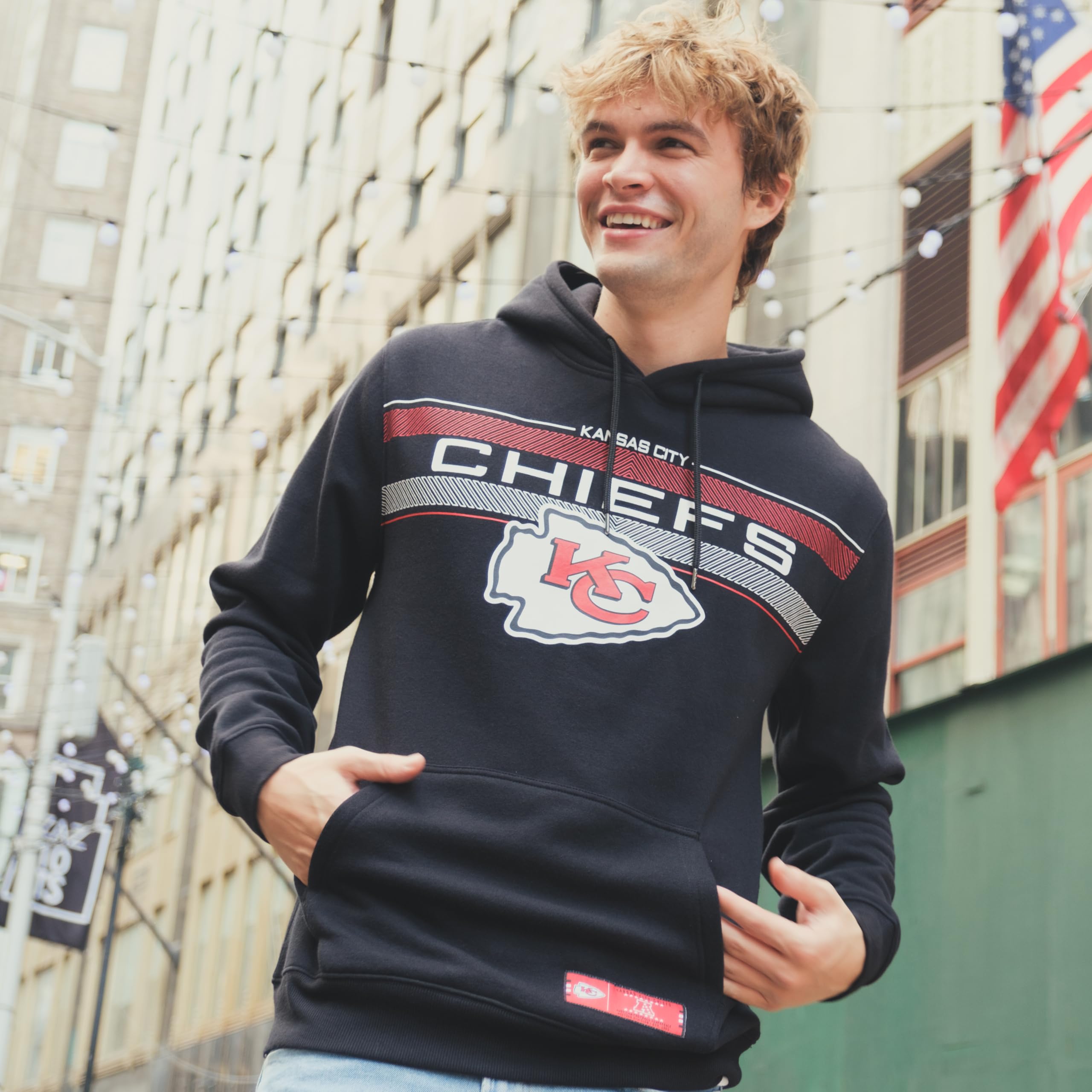 Ultra Game Men's NFL Official Super Soft Supreme Hoodie Sweatshirt - Image 4