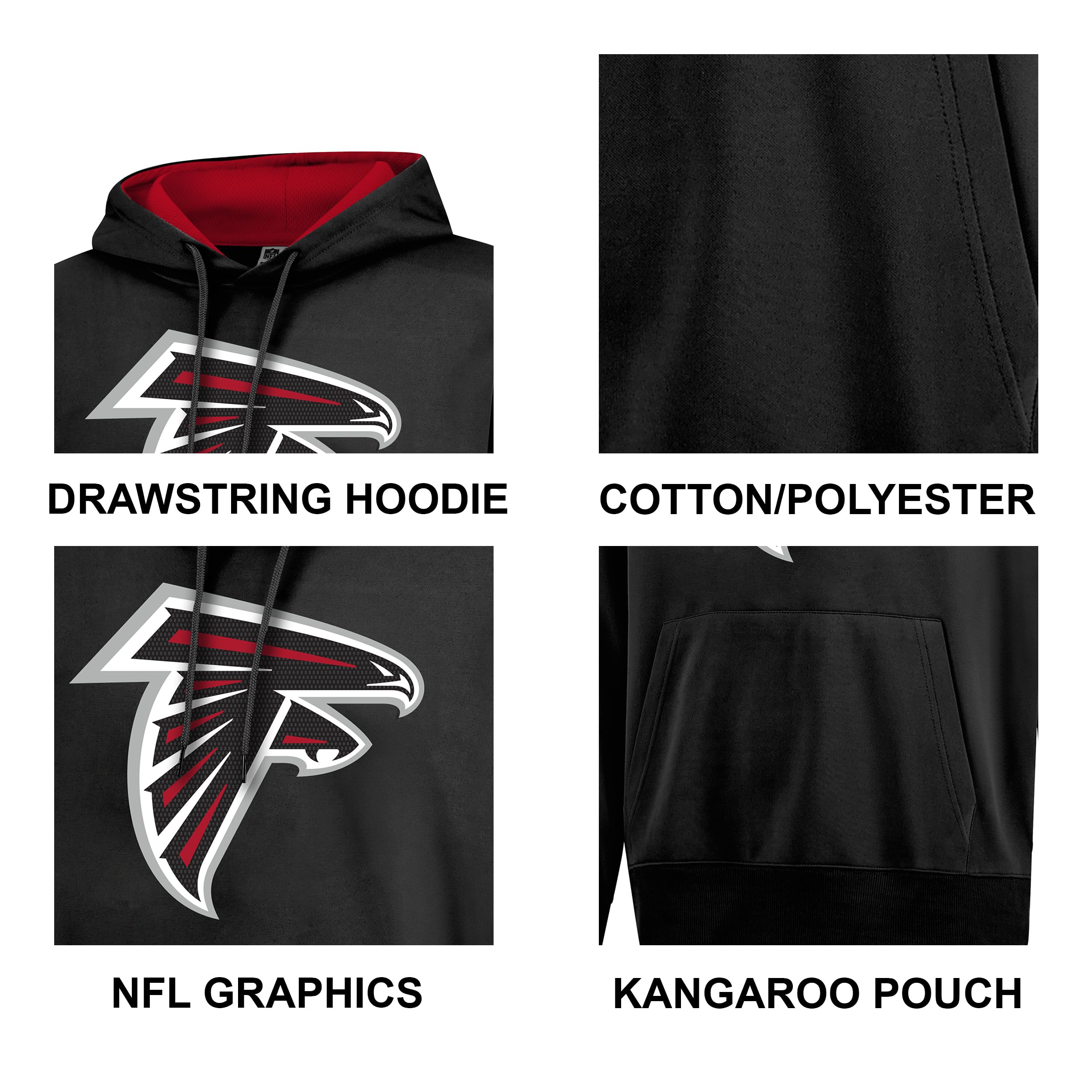Ultra Game Men's NFL Official Supremely Soft Hoodie Sweatshirt - Image 5