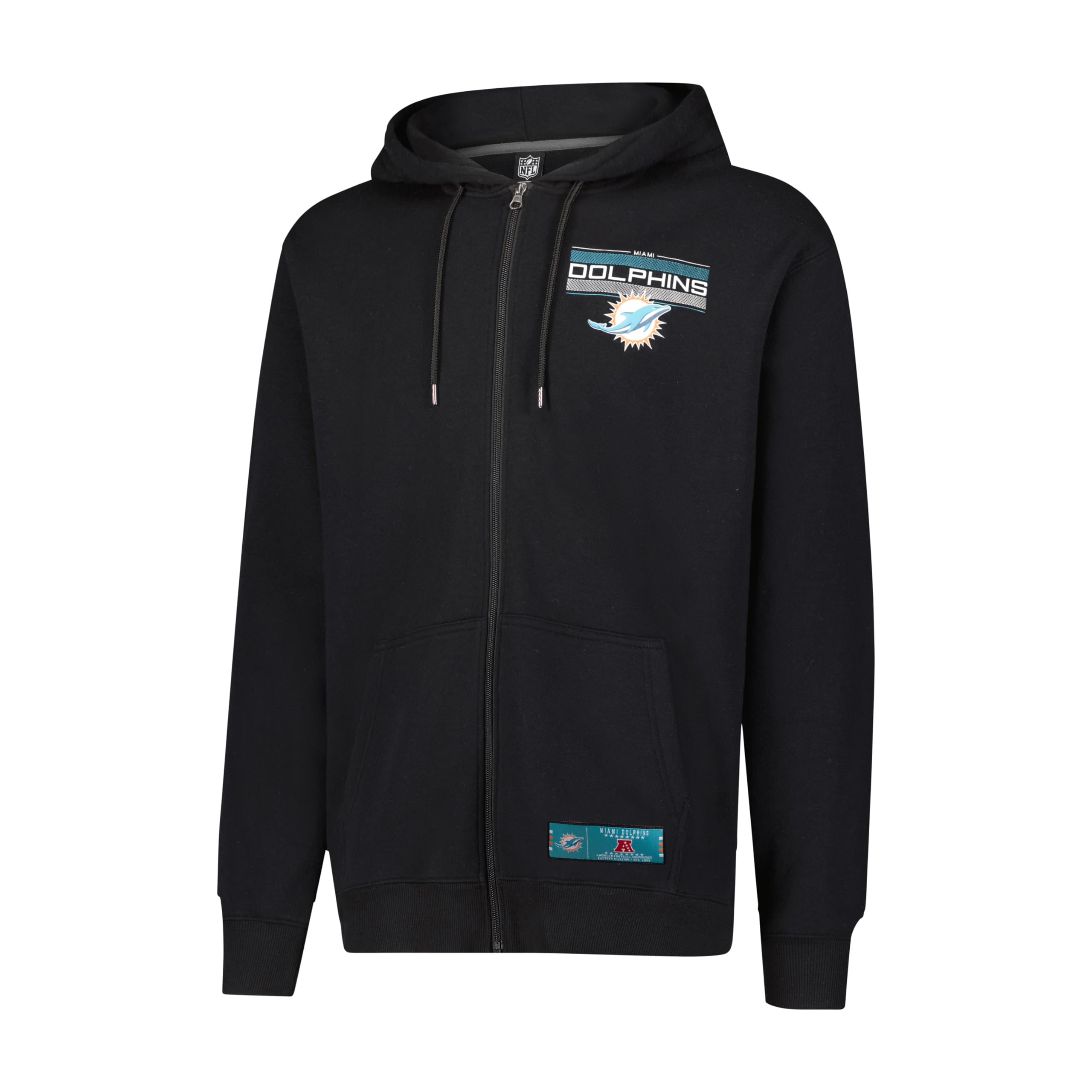 Ultra Game Mens NFL Official Supremely Soft Full Zip Hoodie Jacket - Image 2