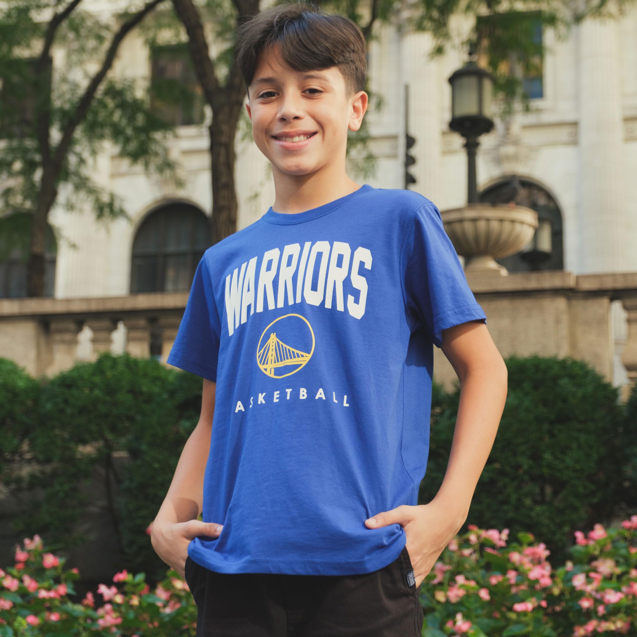 Ultra Game NBA Boys Arched Plexi Short Sleeve T-Shirt - Image 4