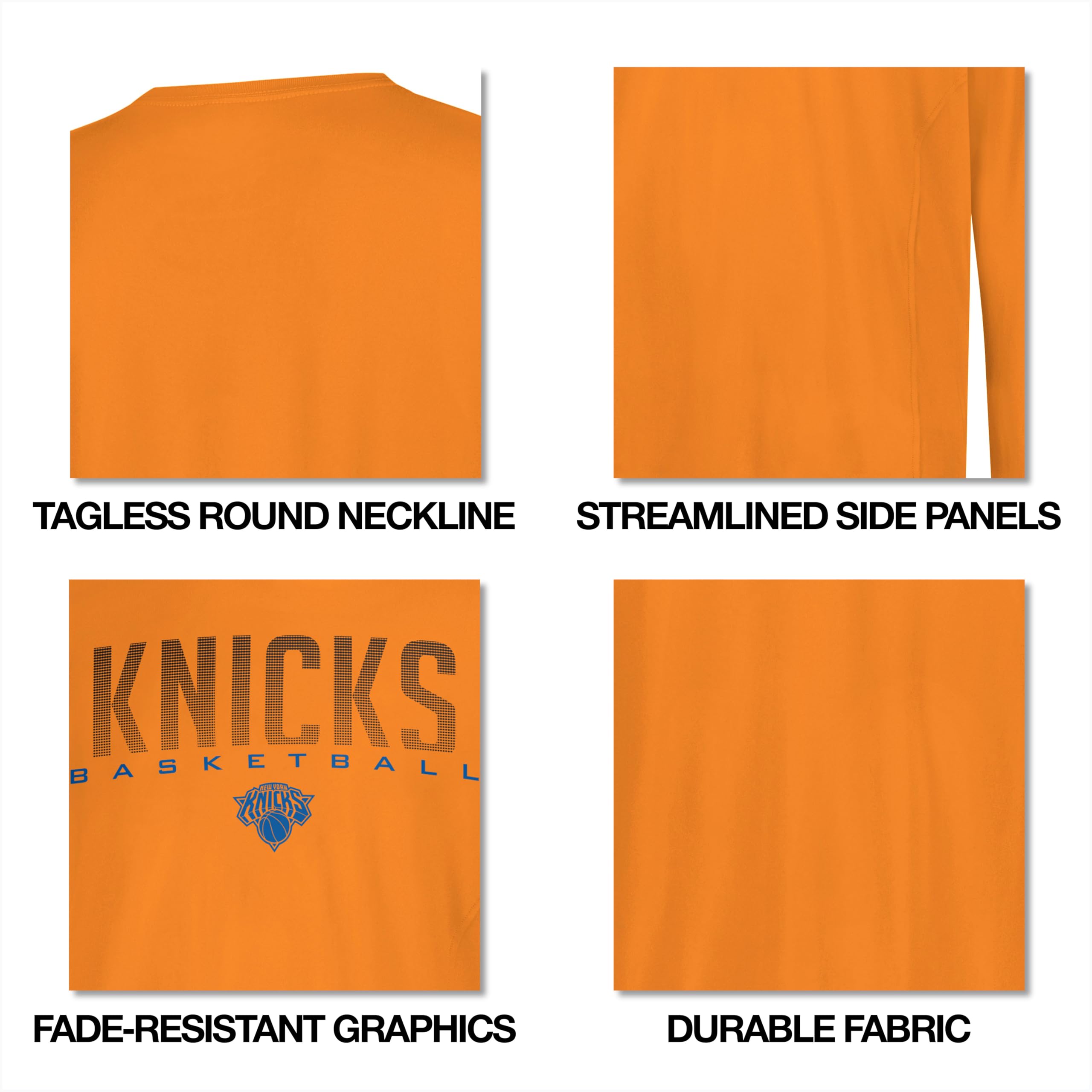 Ultra Game NBA Boys Long Sleeve Athletic Quick Dry Performance T-Shirt - Image 5