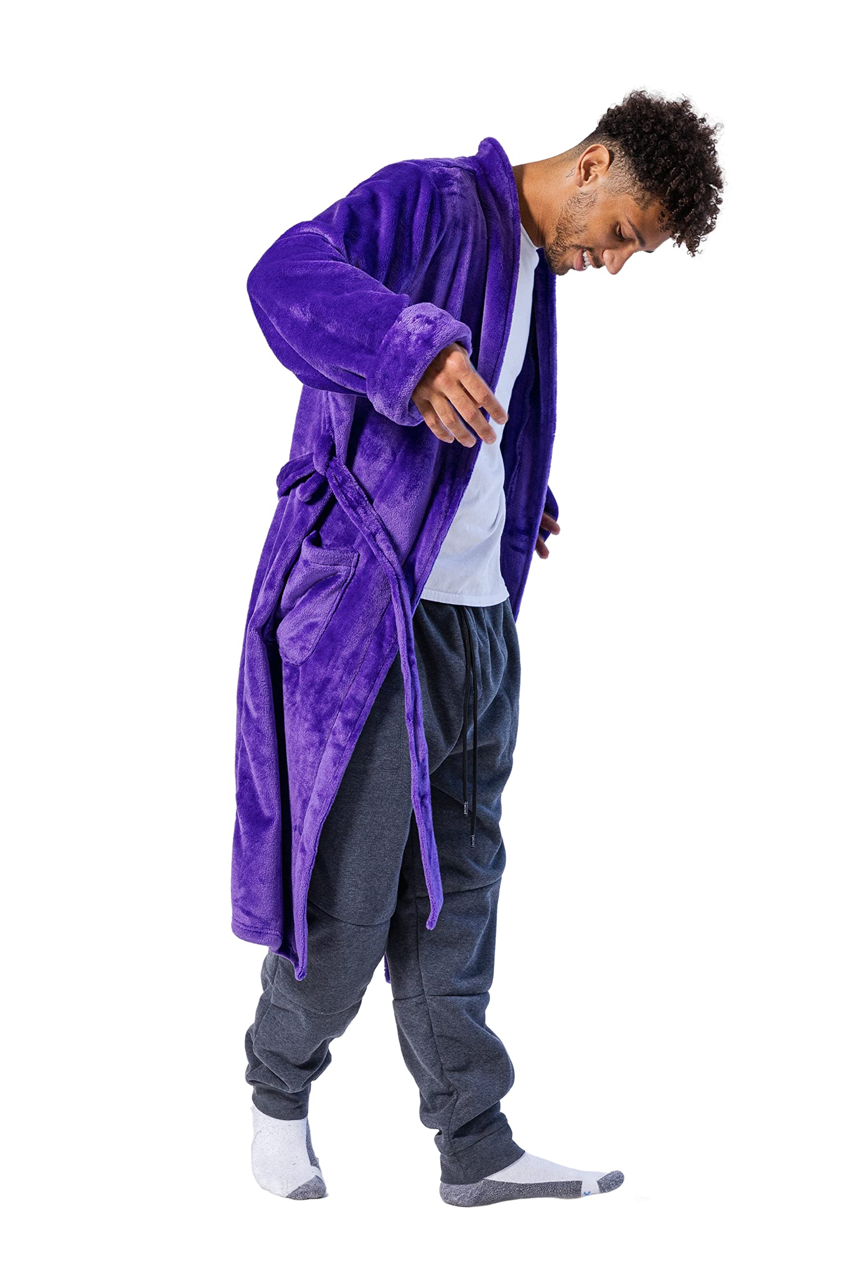 Ultra Game NBA mens Lounge Bath Robe - Image 3