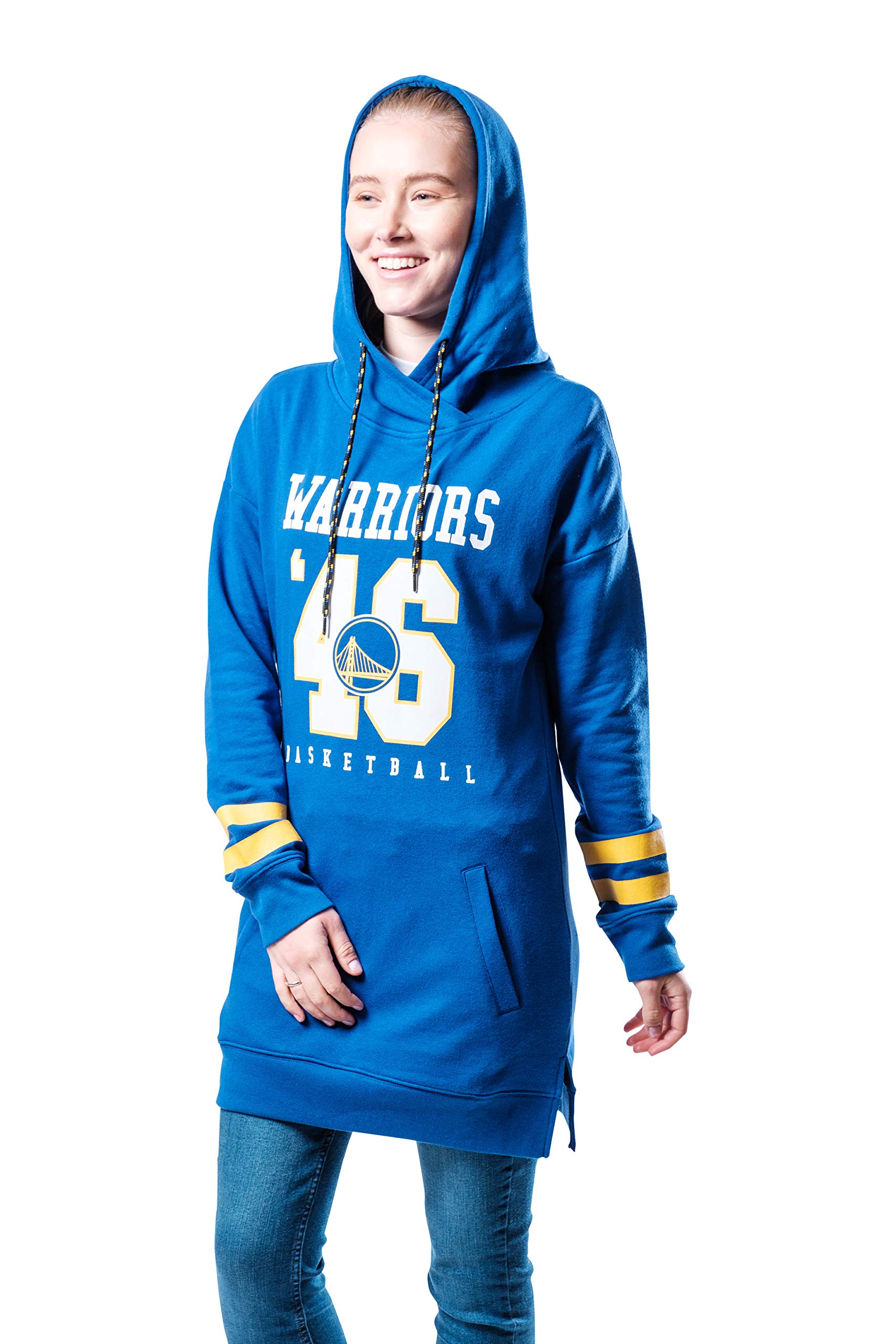 Ultra Game NBA womens Tunic Hoodie Pullover Terry Sweatshirt for Women - Image 3