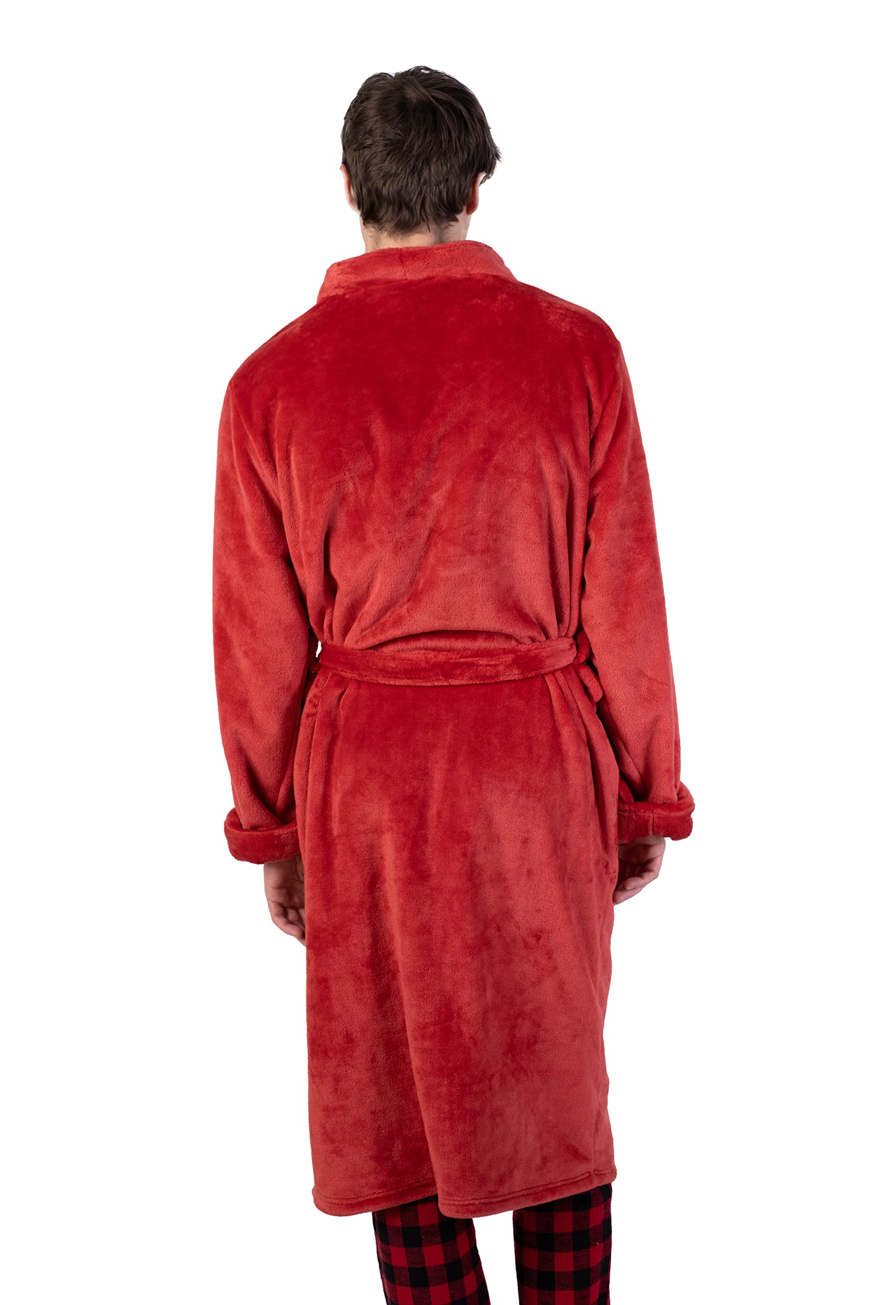 Ultra Game NCAA Men's Lounge Bath Robe, USC Trojan, Cardinal Red, 1SIZE - Image 3