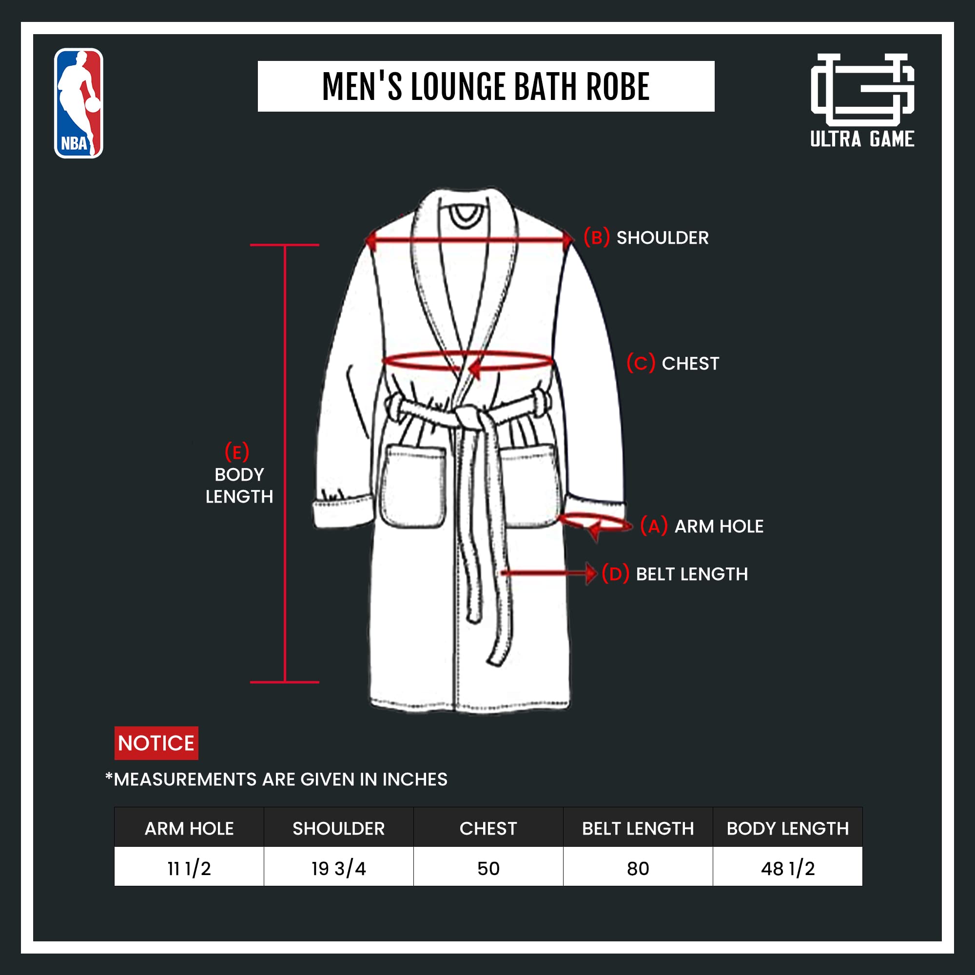 Ultra Game NCAA Men's Lounge Bath Robe, USC Trojan, Cardinal Red, 1SIZE - Image 6