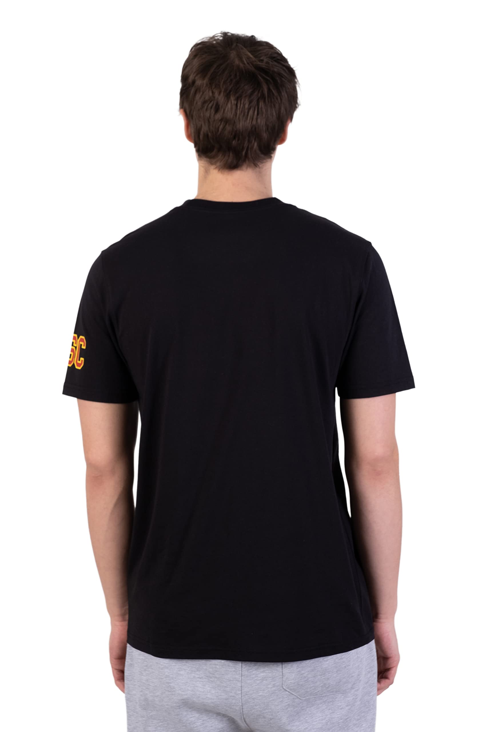 Ultra Game NCAA Mens NCAA Official Crew Neck Short Sleeve Polo Shirt with Arched Plexi Design - Image 3