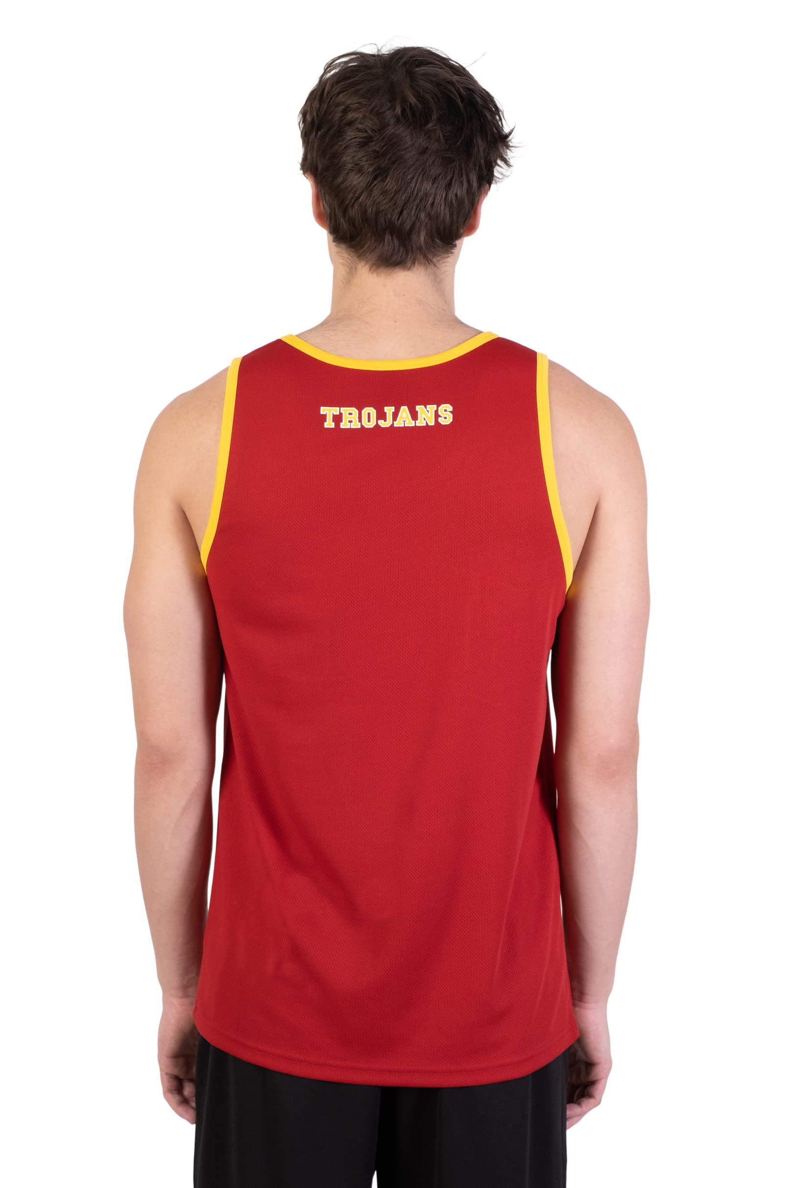 Ultra Game NCAA Mens NCAA Official Poly Air Mesh Sleeveless Jersey Tank Top - Image 3