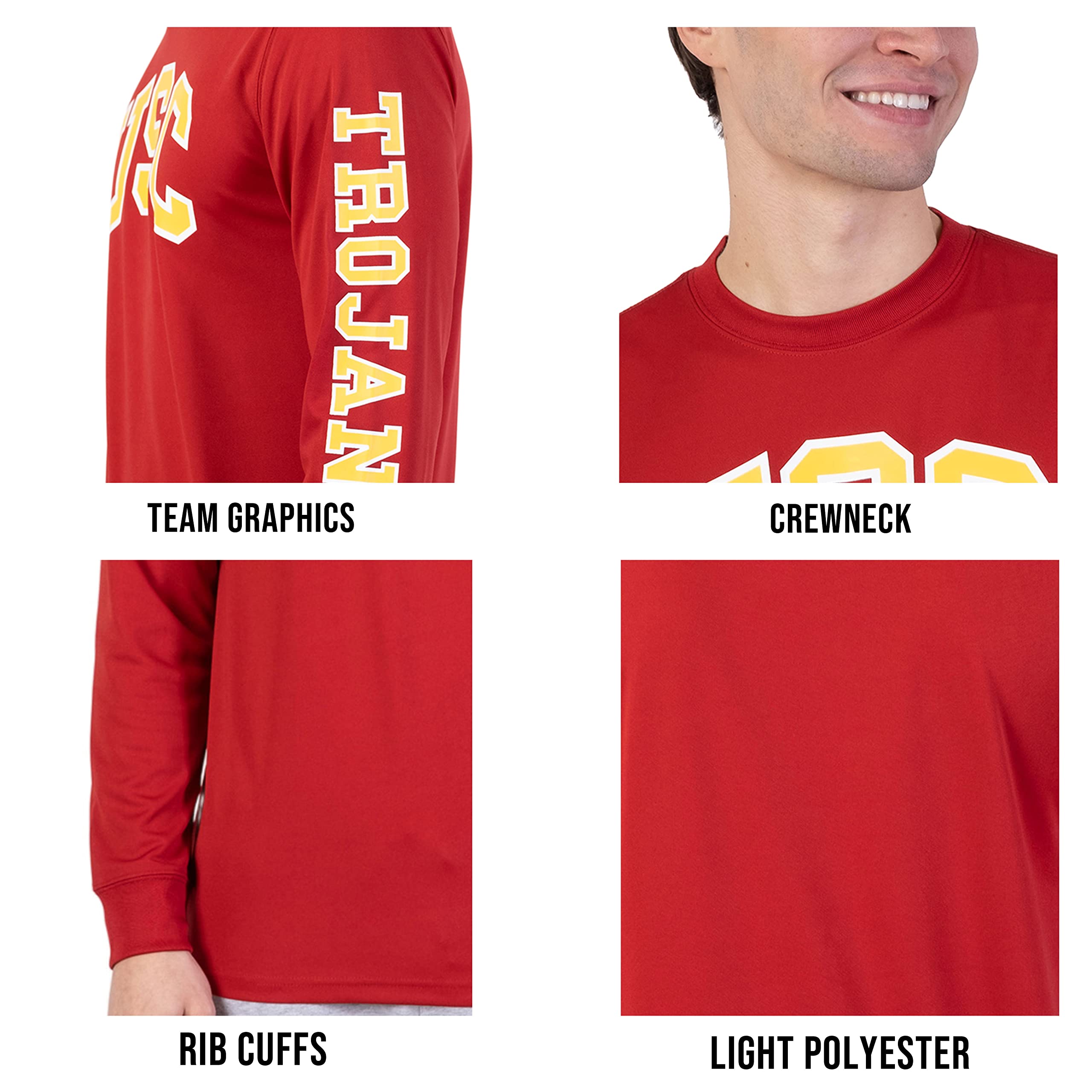 Ultra Game NCAA mens Ncaa Official Soft Fleece Pullover Sweatshirt - Image 4