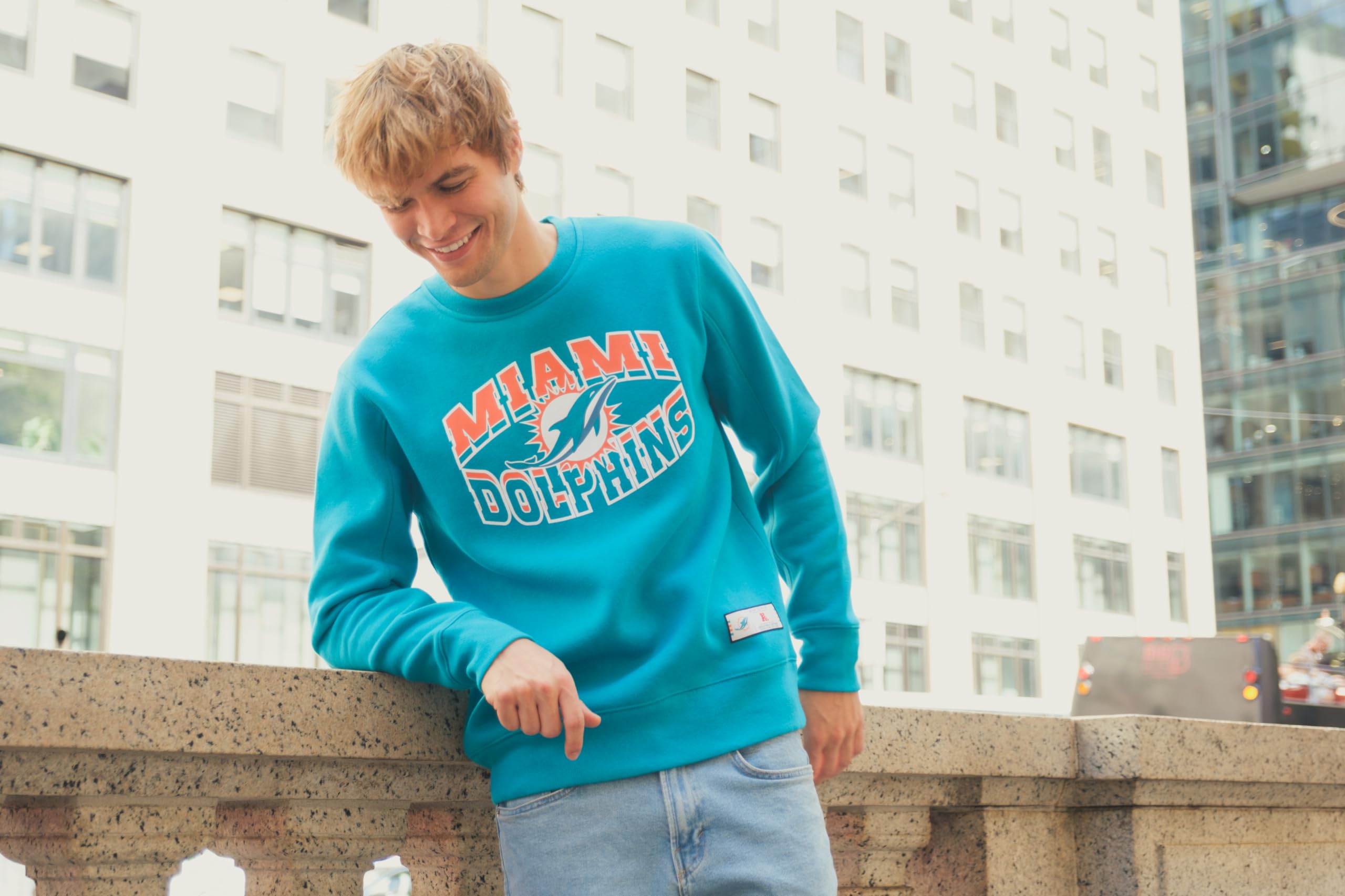Ultra Game NFL Men's Super Soft Ultimate Crew Neck Sweatshirt - Image 3