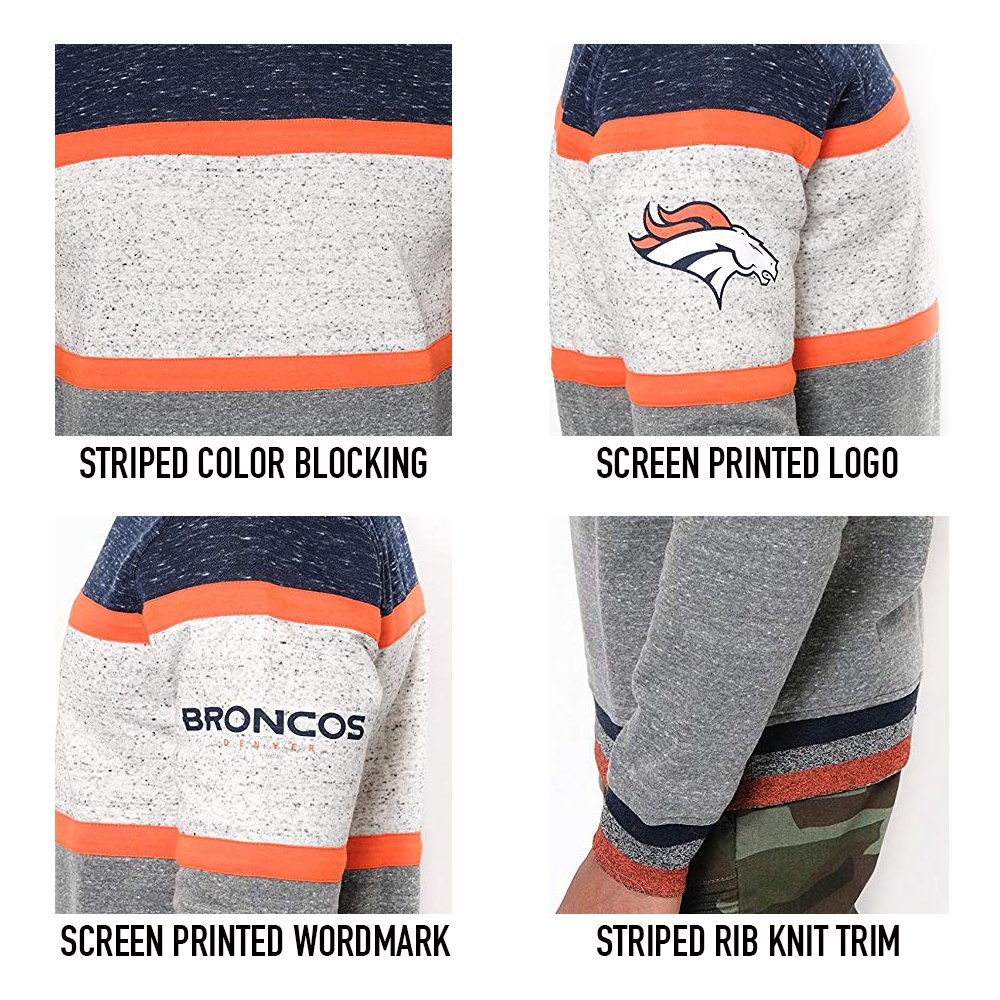 Ultra Game NFL Mens Fleece Long Sleeve Crew Neck Sweatshirt - Image 4