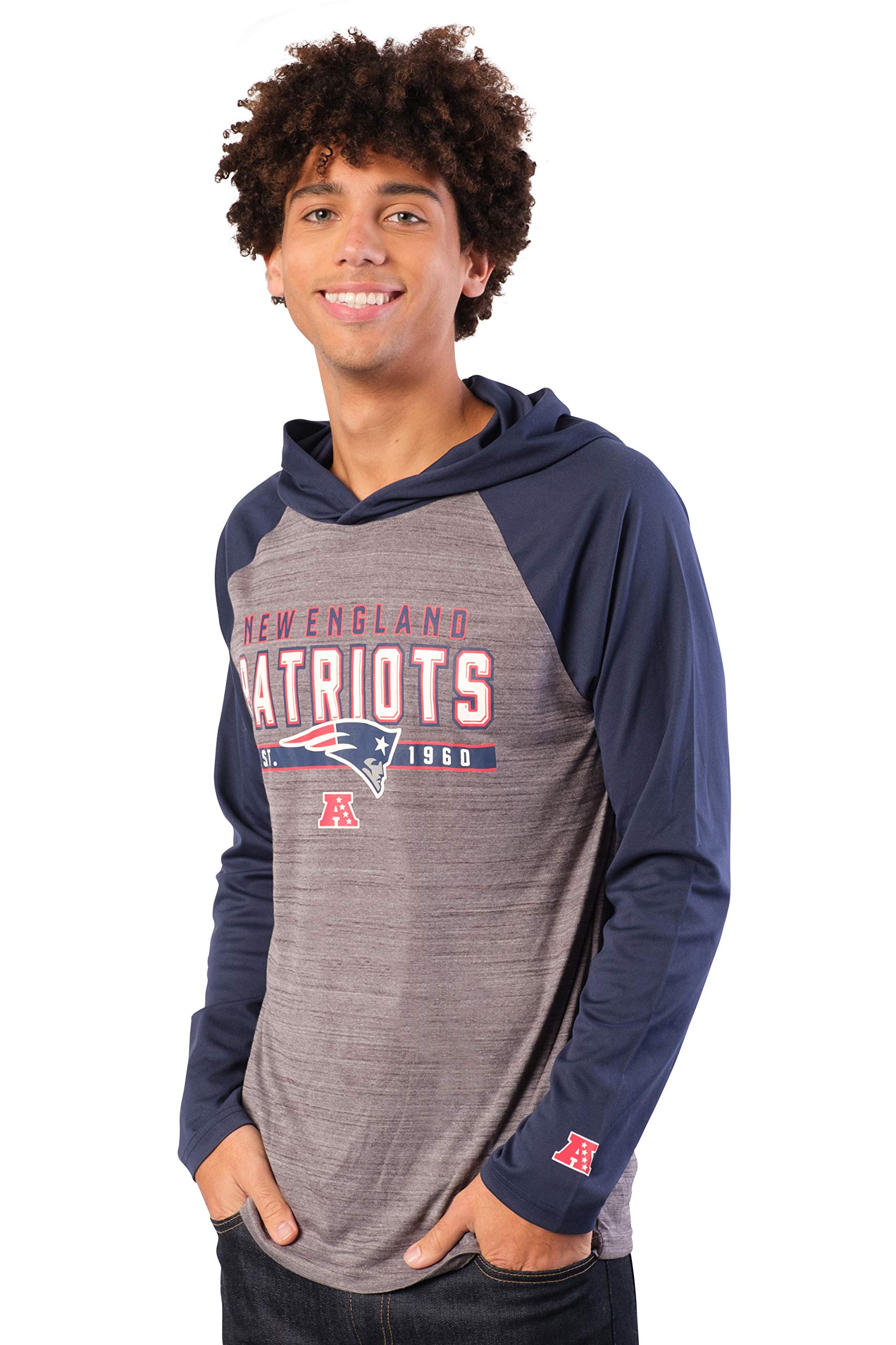 Ultra Game NFL Mens Lightweight Athletic Performance Hoodie Sweatshirt - Image 3