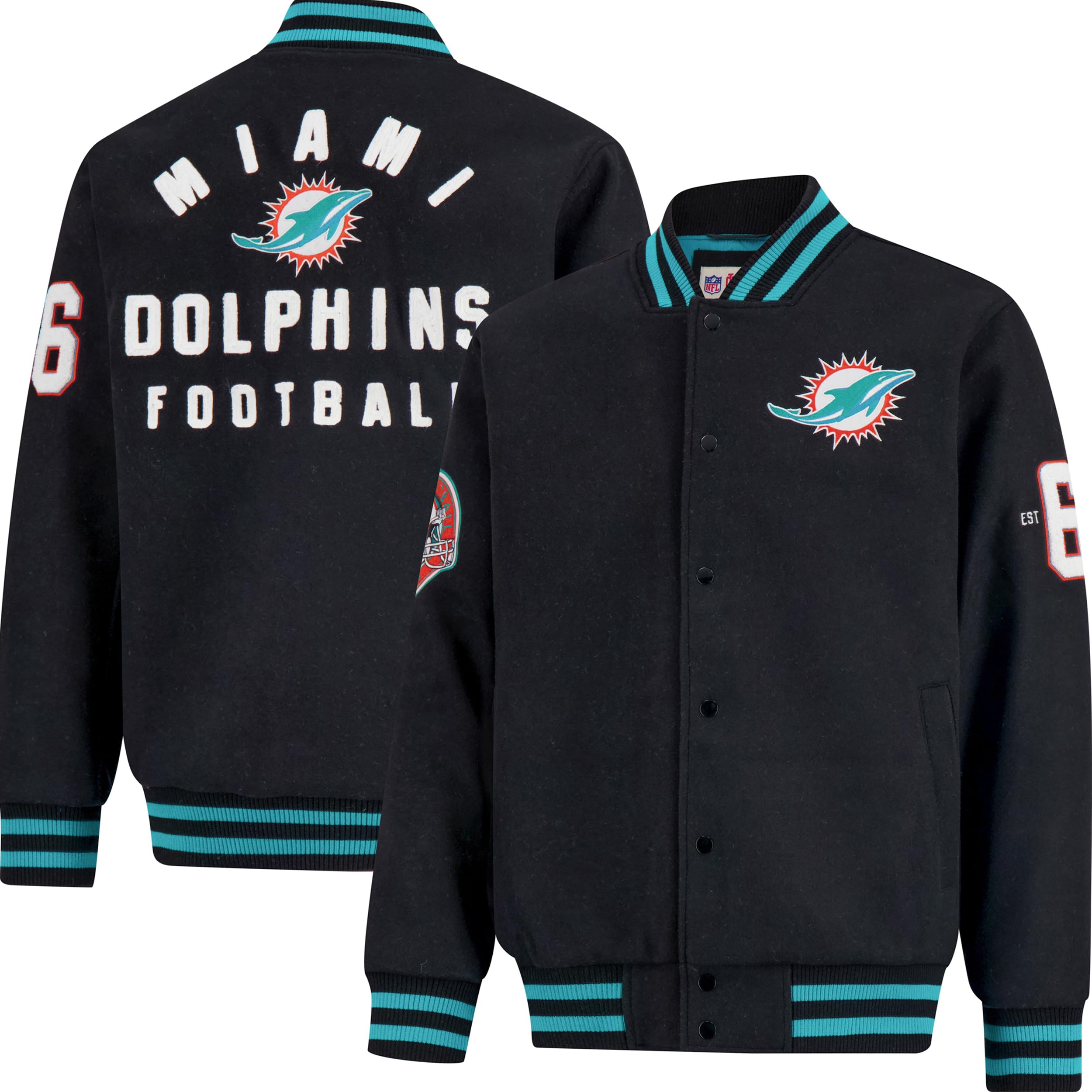 Ultra Game NFL mens Nfl Official Classic Varsity Coaches Jacket Coat