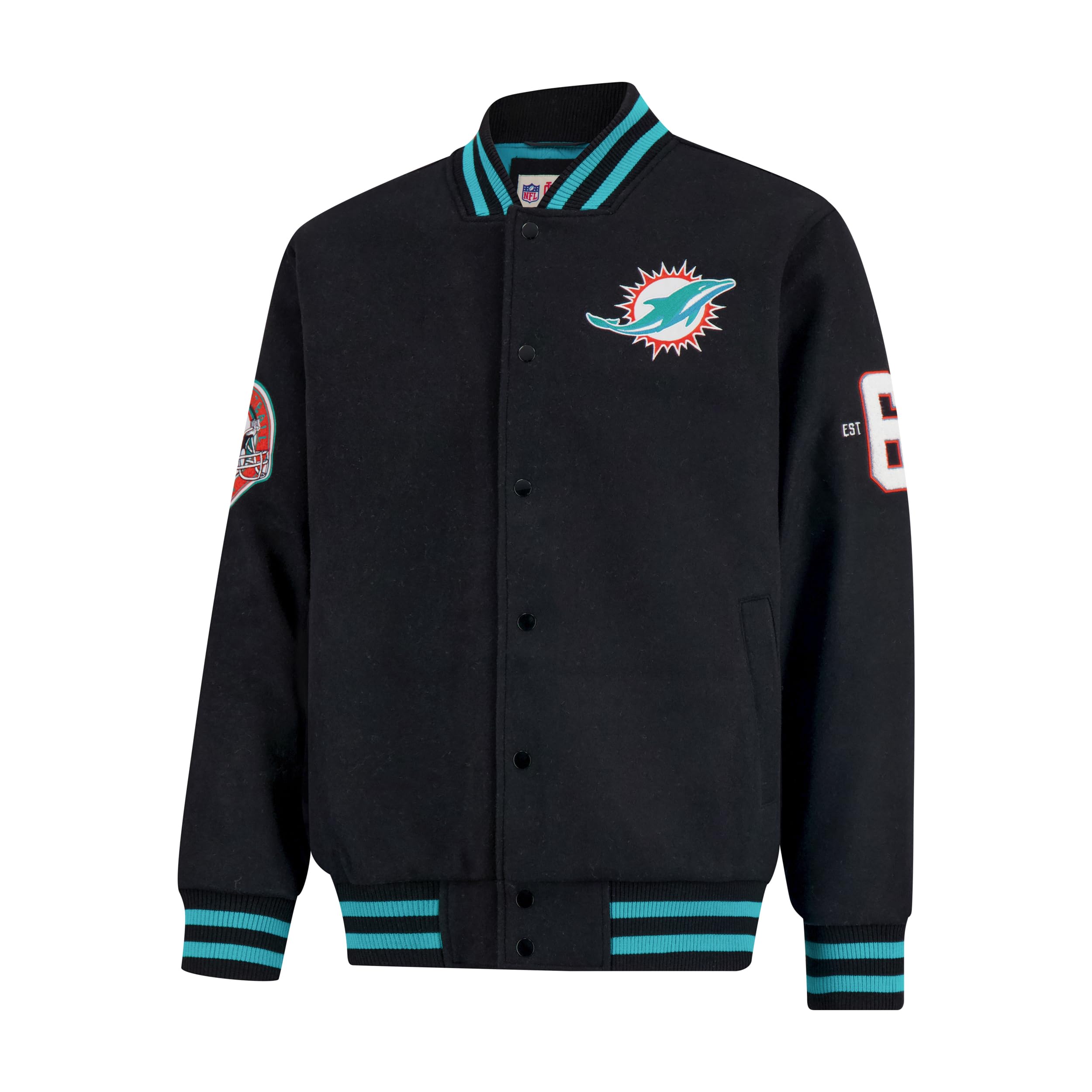 Ultra Game NFL mens Nfl Official Classic Varsity Coaches Jacket Coat - Image 2