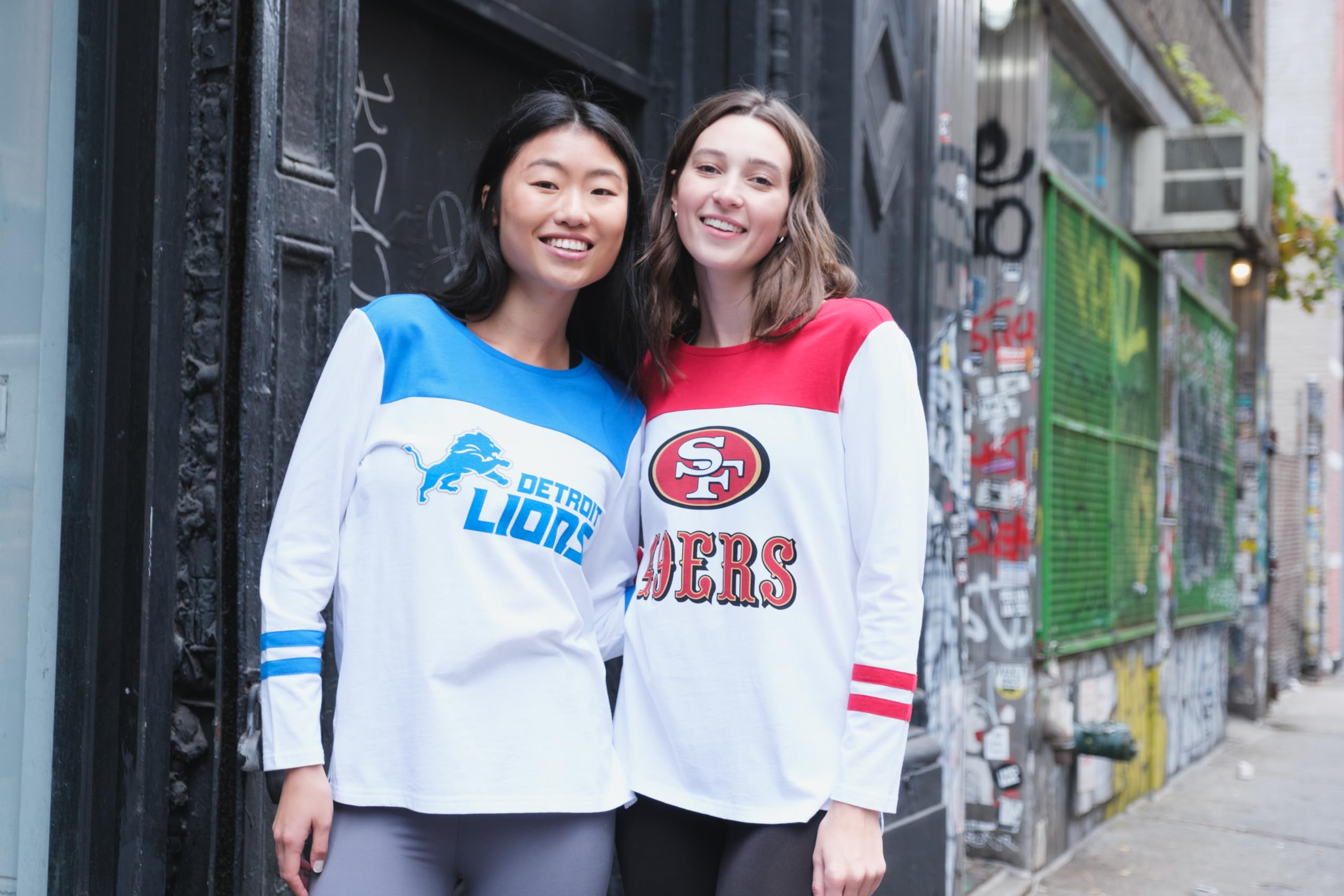 Ultra Game NFL Womens Raglan Vintage Baseball T-Shirt - Image 5