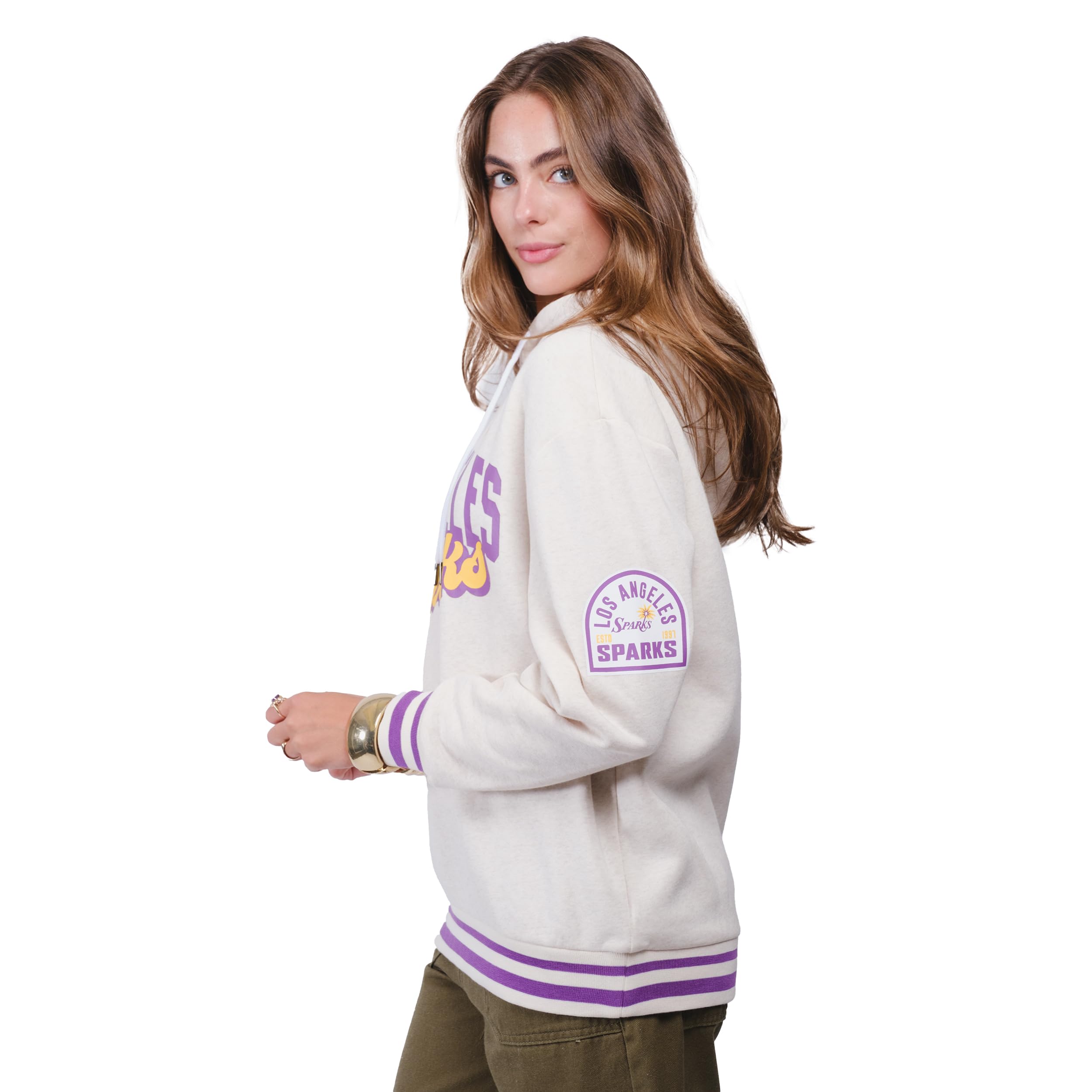 Ultra Game WNBA unisex-adult Wnba Official Super Soft Kaleido Hoodie Sweatshirt - Image 3