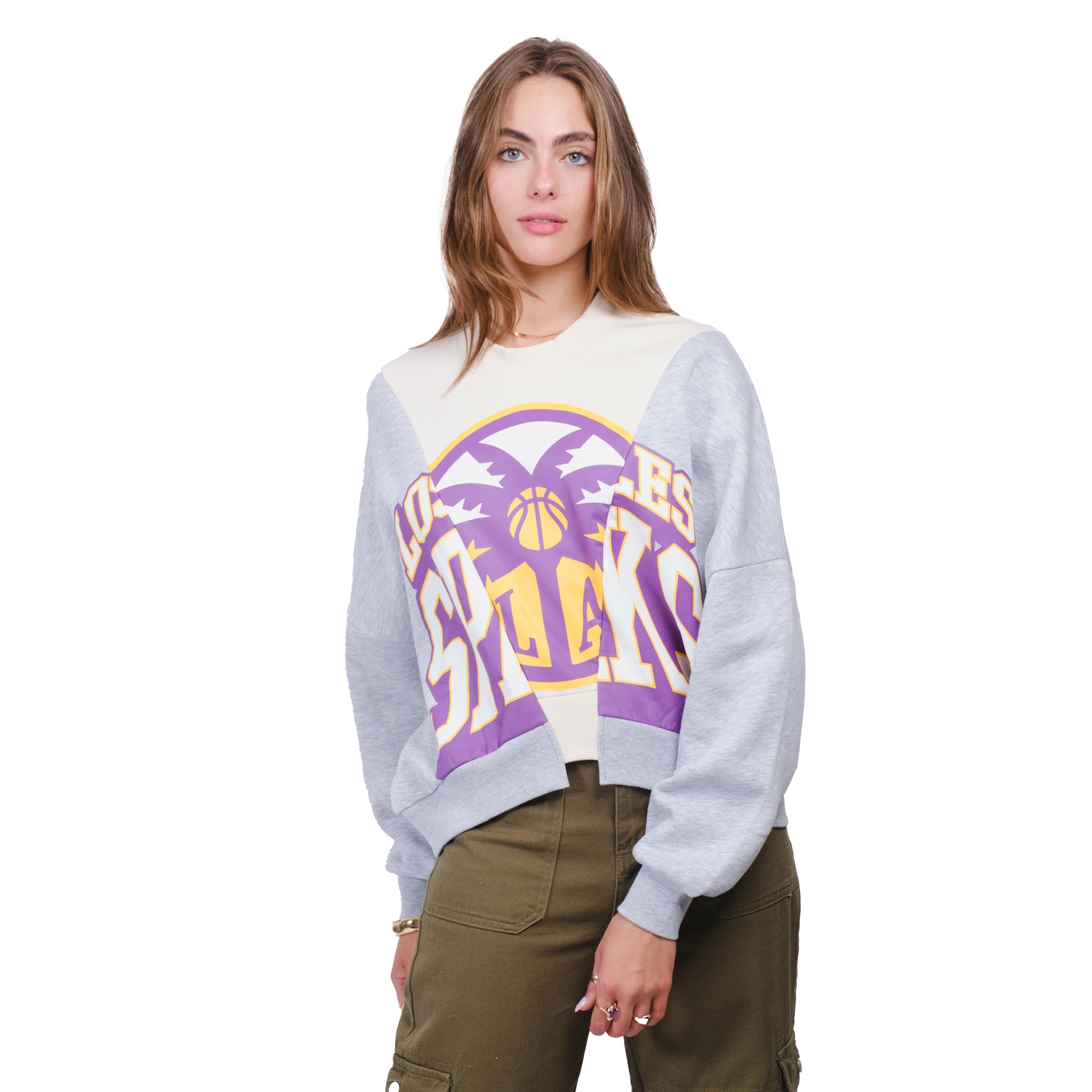 Ultra Game WNBA womens Wnba Official Super Soft Showtime Crew Sweatshirt