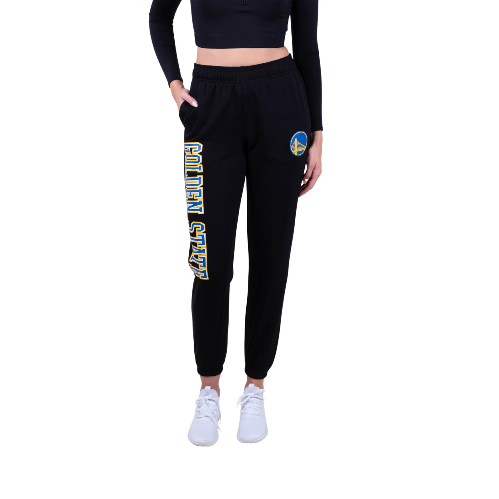 Ultra Game Women's NBA Official Super Soft Active Fleece Sweatpants Joggers