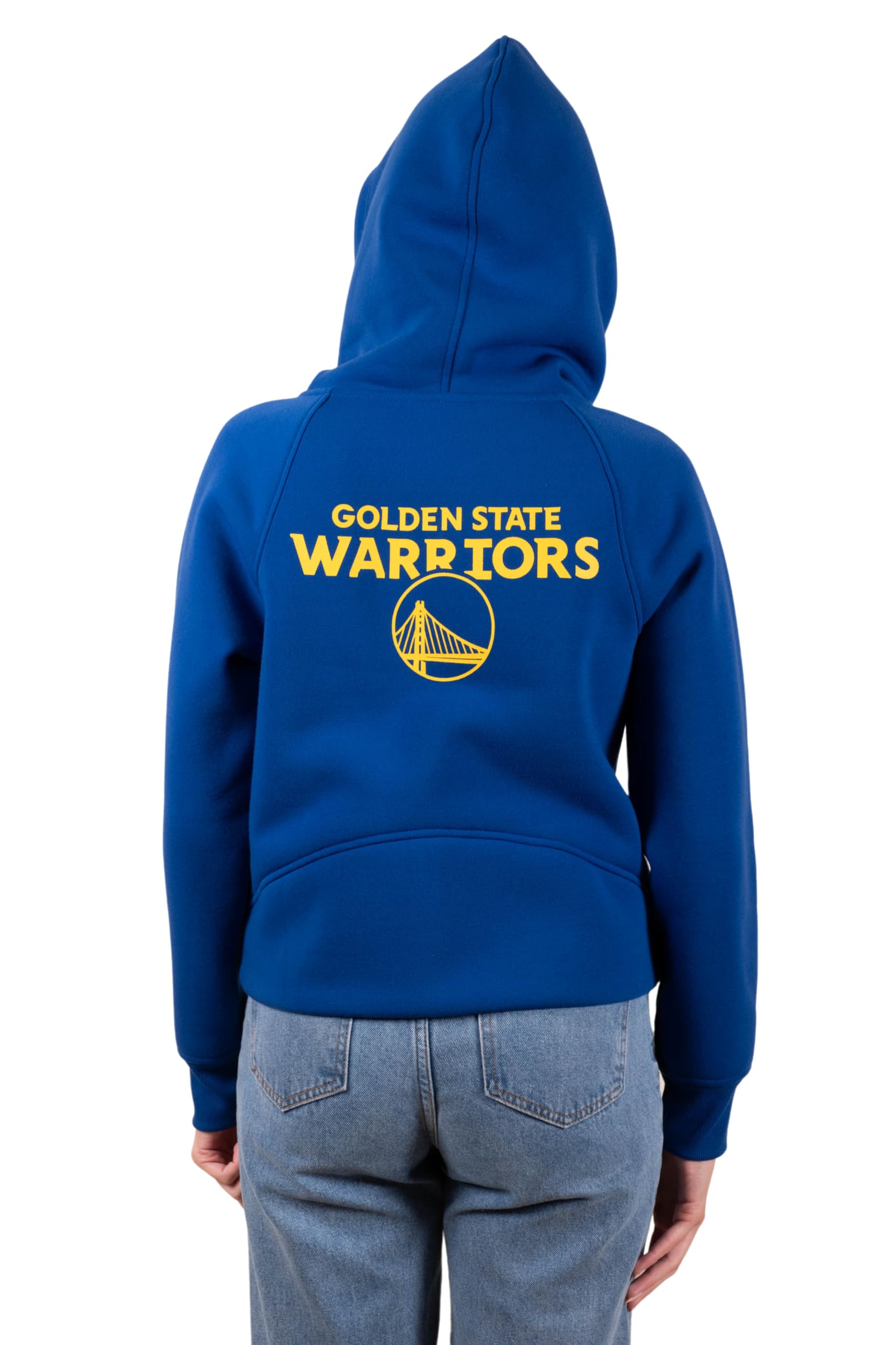 Ultra Game Women's NBA Official Super Soft Crop Top Full Zip Jacket Hoodie - Image 3