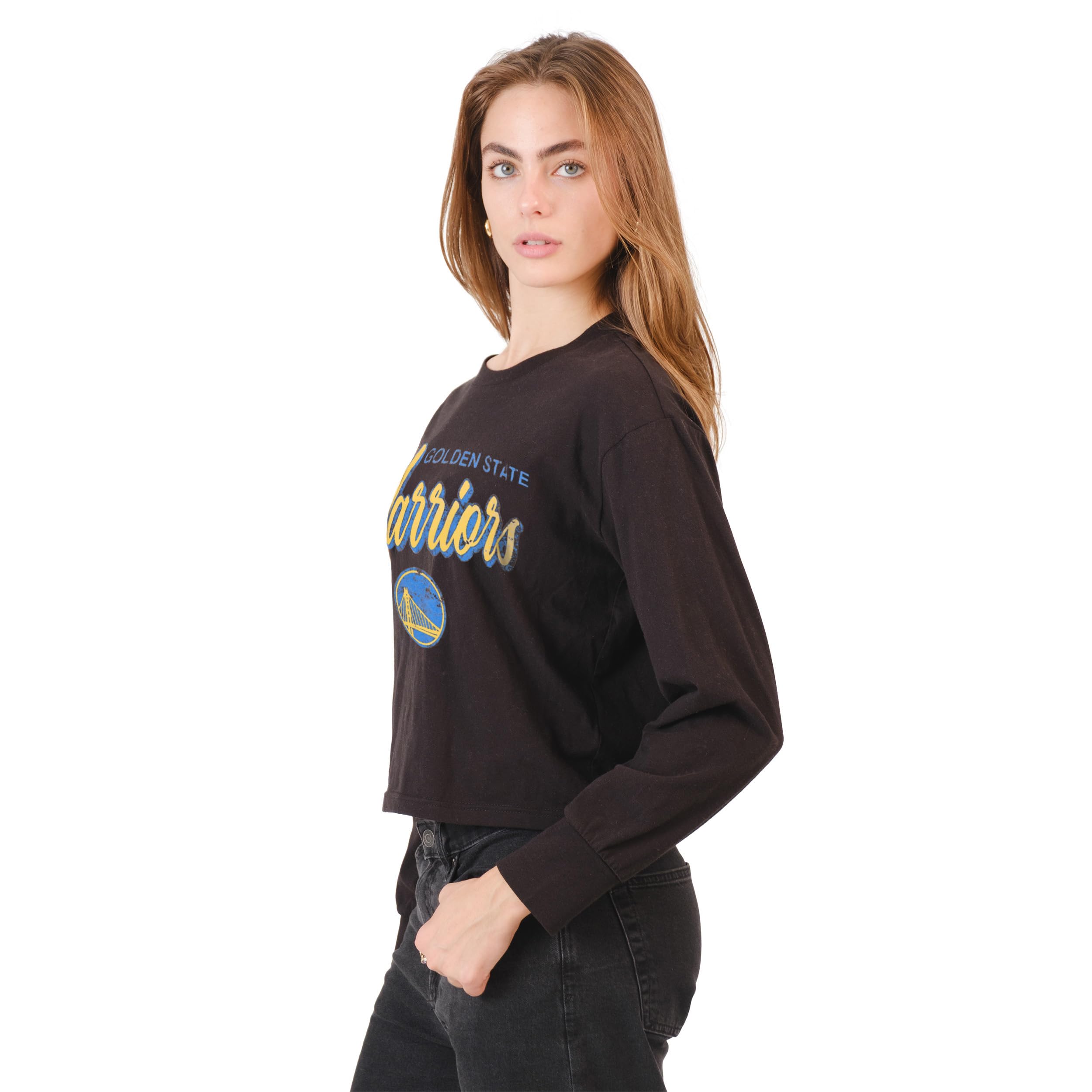 Ultra Game Women's NBA Official Super Soft Crop Top Shirt - Image 3