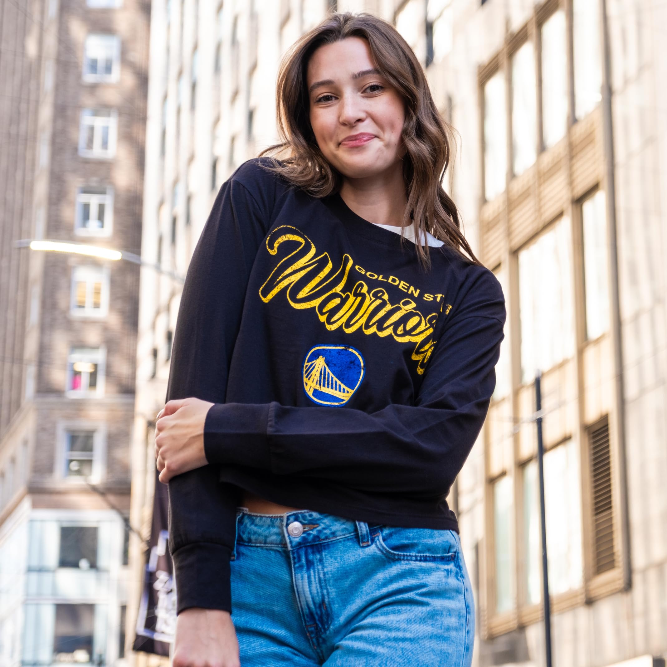 Ultra Game Women's NBA Official Super Soft Crop Top Shirt - Image 4