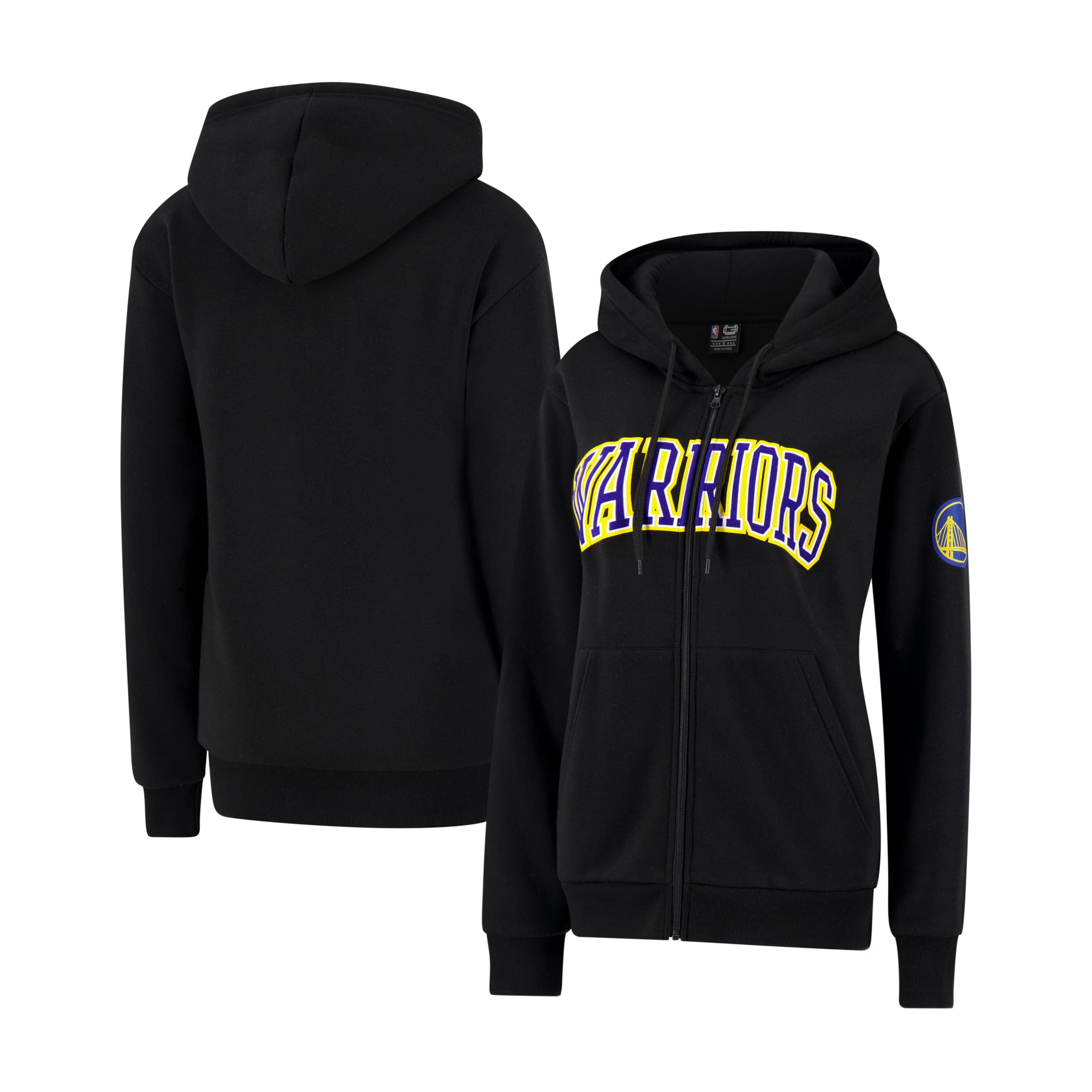 Ultra Game Women's NBA Official Super Soft Full Zip Hoodie Sweatshirt