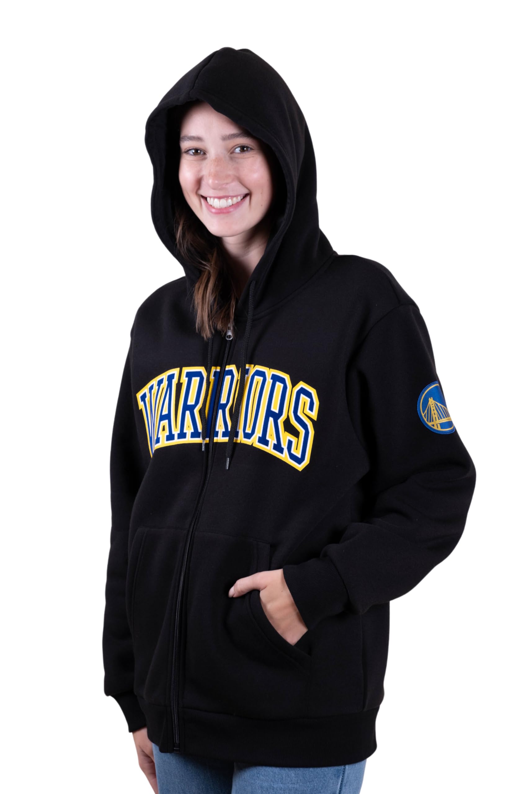 Ultra Game Women's NBA Official Super Soft Full Zip Hoodie Sweatshirt - Image 3