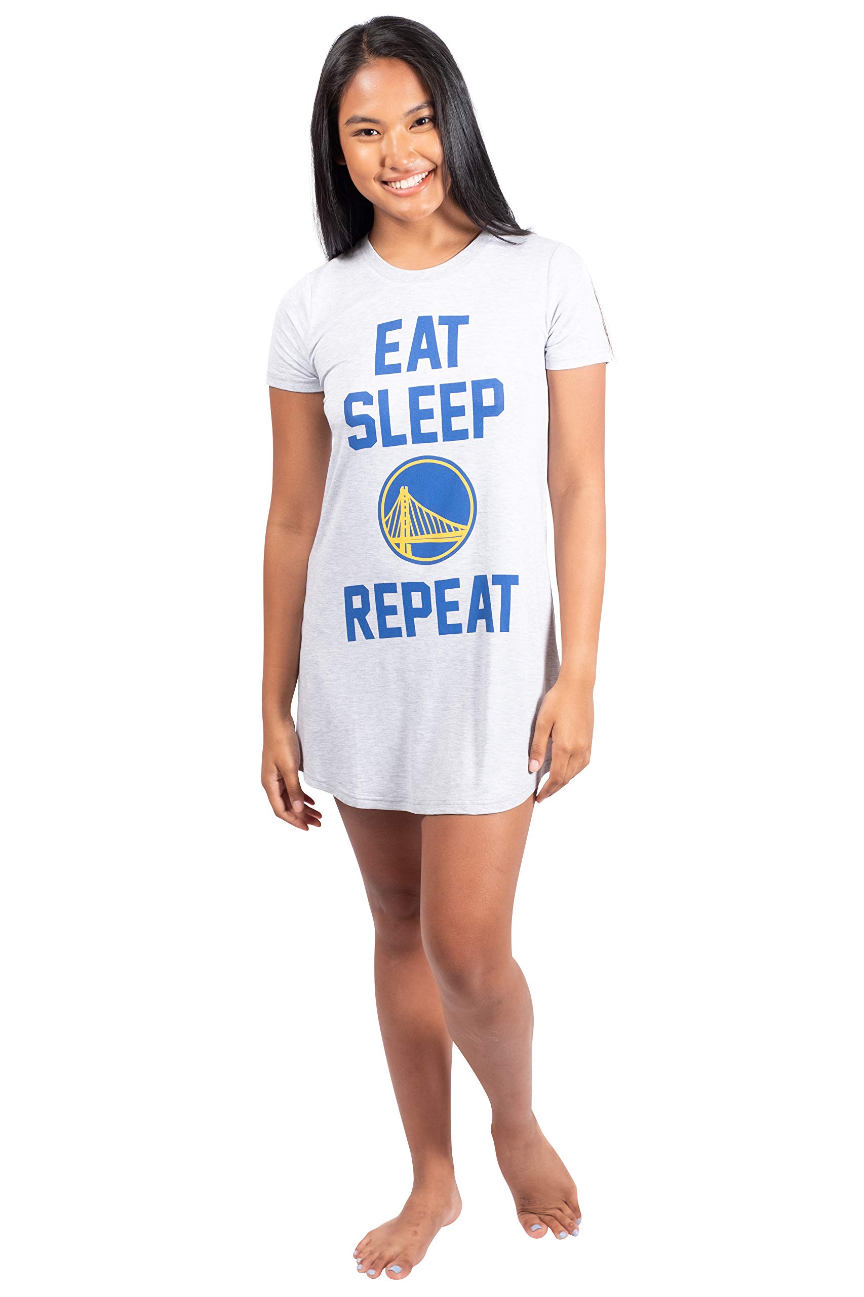 Ultra Game Women's NBA Official Super Soft Sleepwear Pajama Loungewear Tee Shirt Nightgown - Image 3