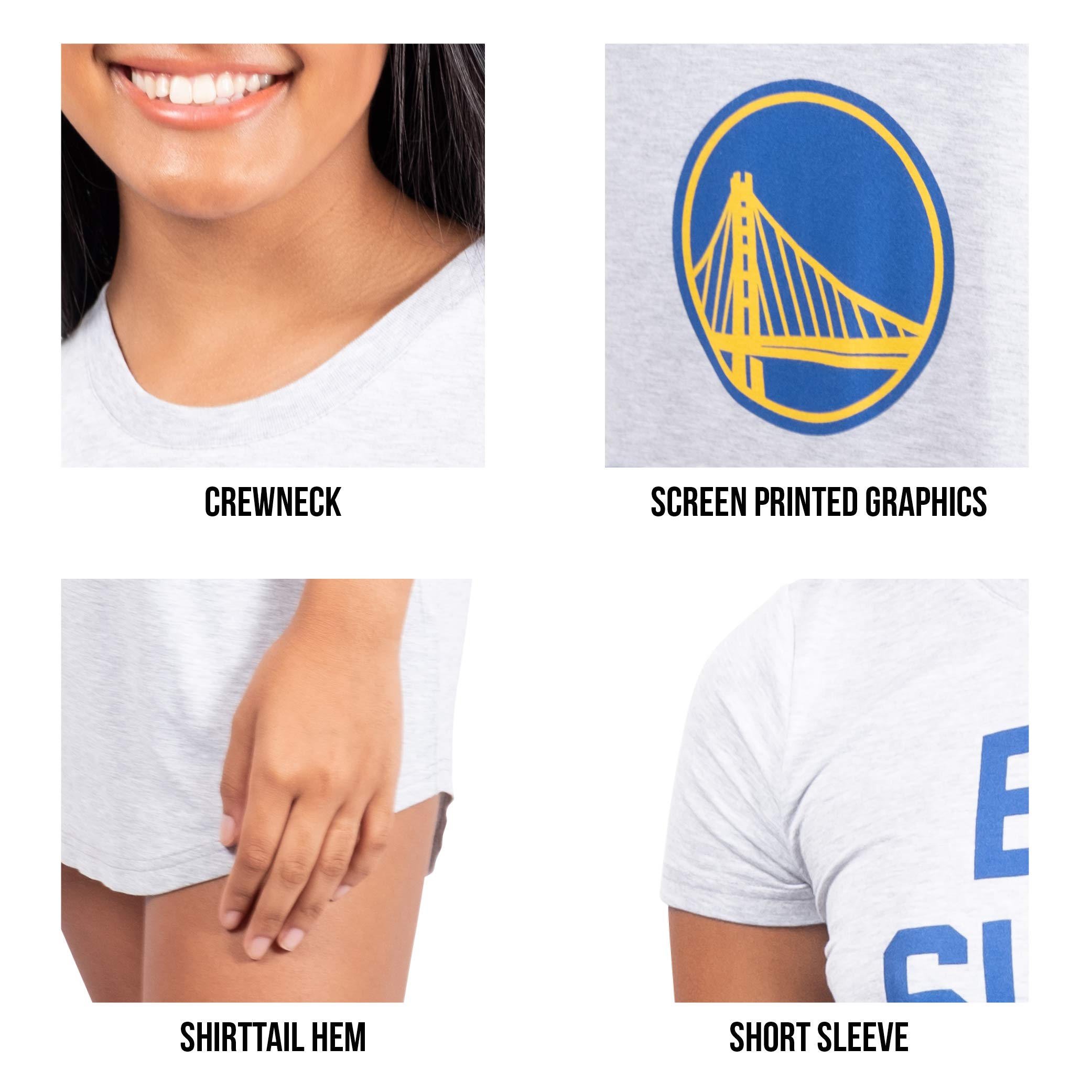 Ultra Game Women's NBA Official Super Soft Sleepwear Pajama Loungewear Tee Shirt Nightgown - Image 5
