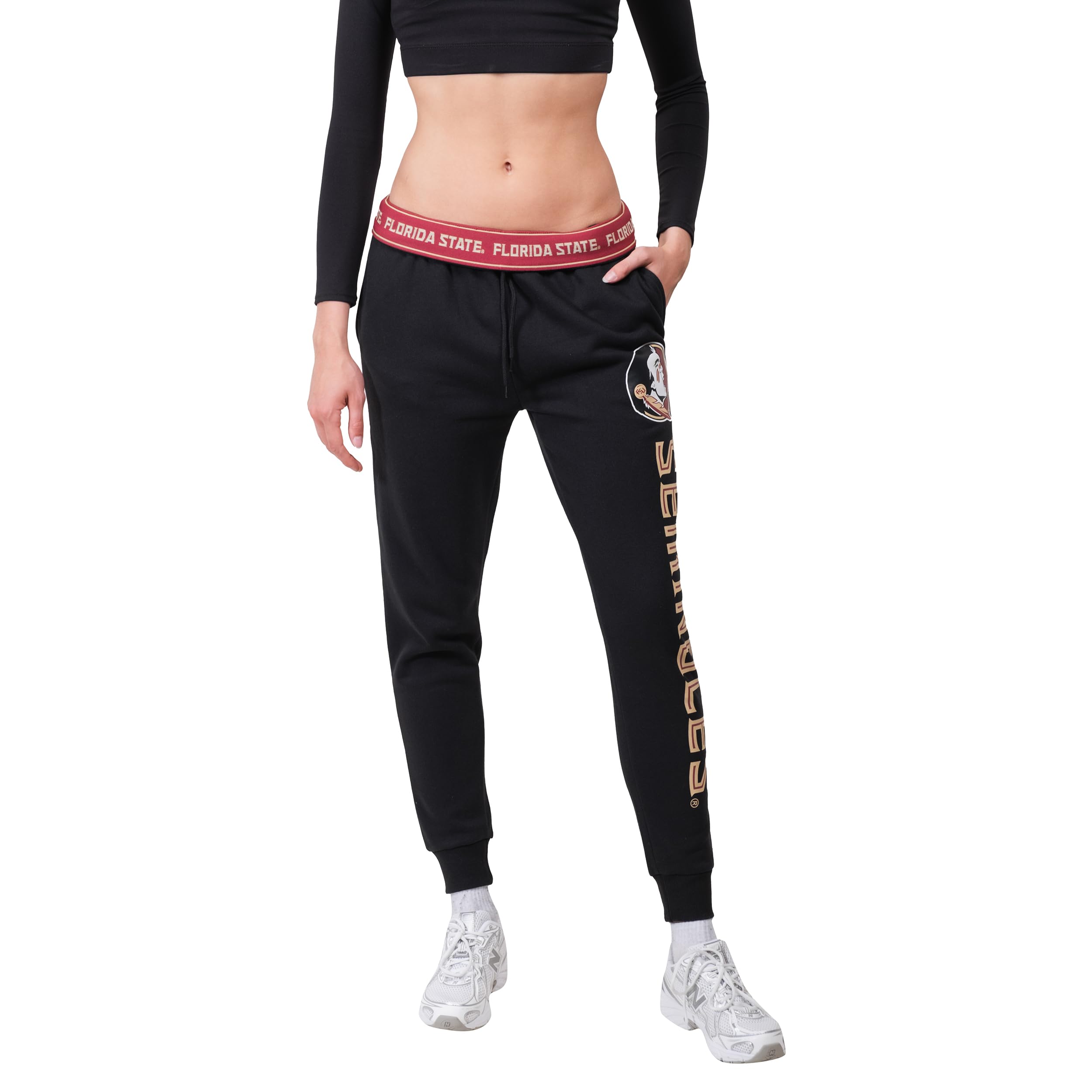 Ultra Game Women's NCAA Official Super Soft Gameday Jogger Lounge Sweatpants