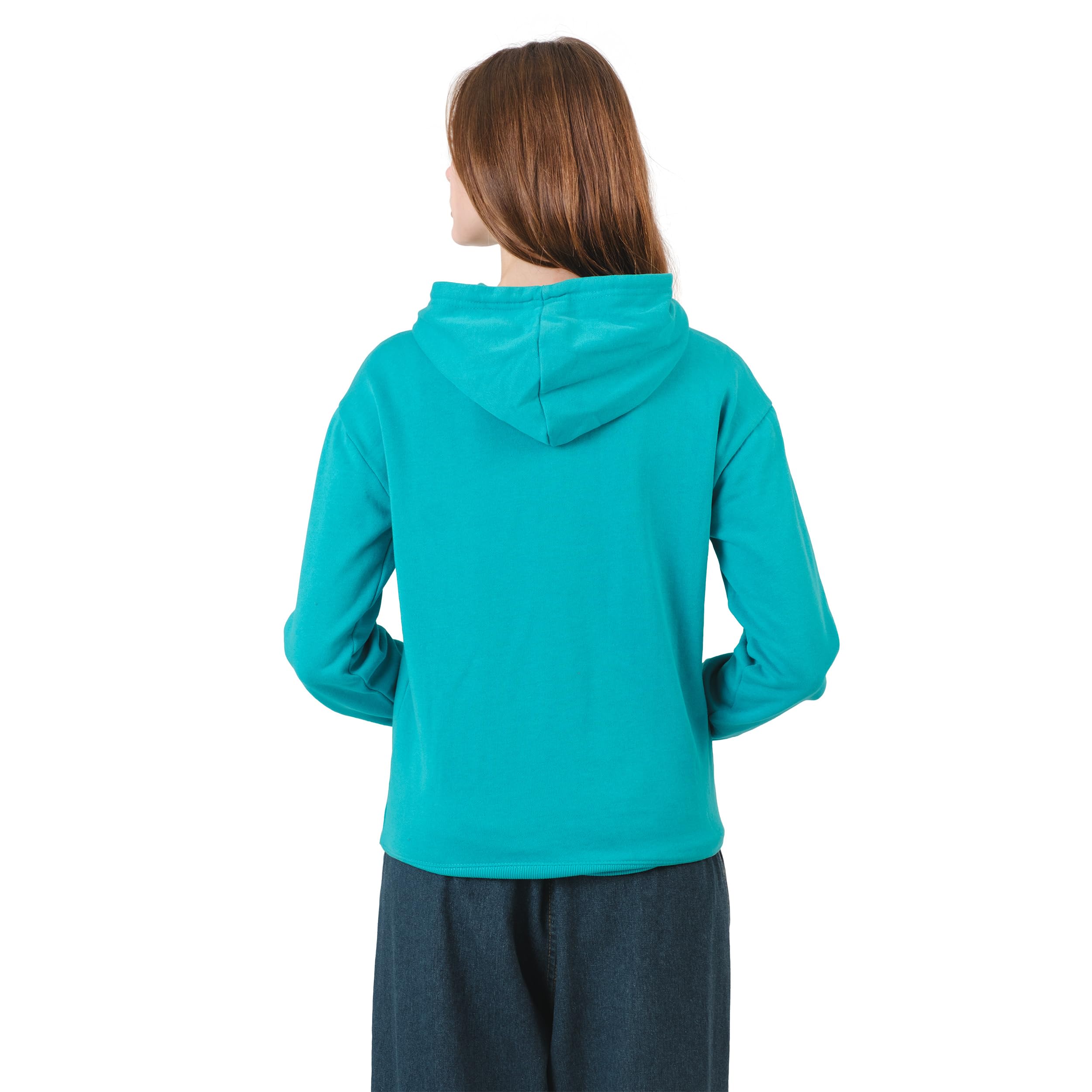 Ultra Game Women's NFL Official Distressed Graphic Super Soft Hoodie Pullover Sweatshirt - Image 2