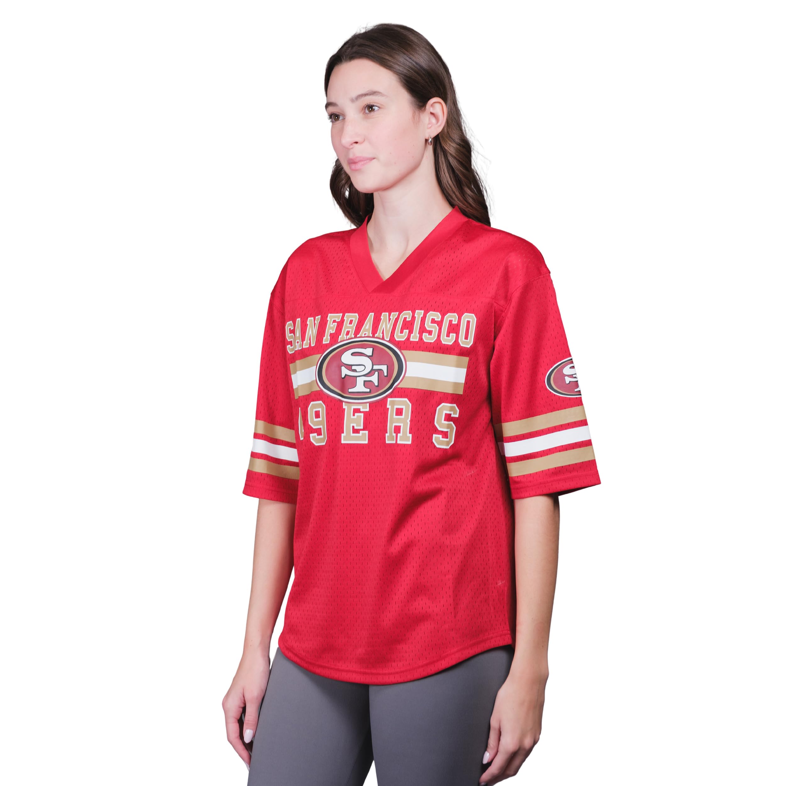Ultra Game Women's NFL Official Soft Mesh Vintage Gameday Shirt - Image 2