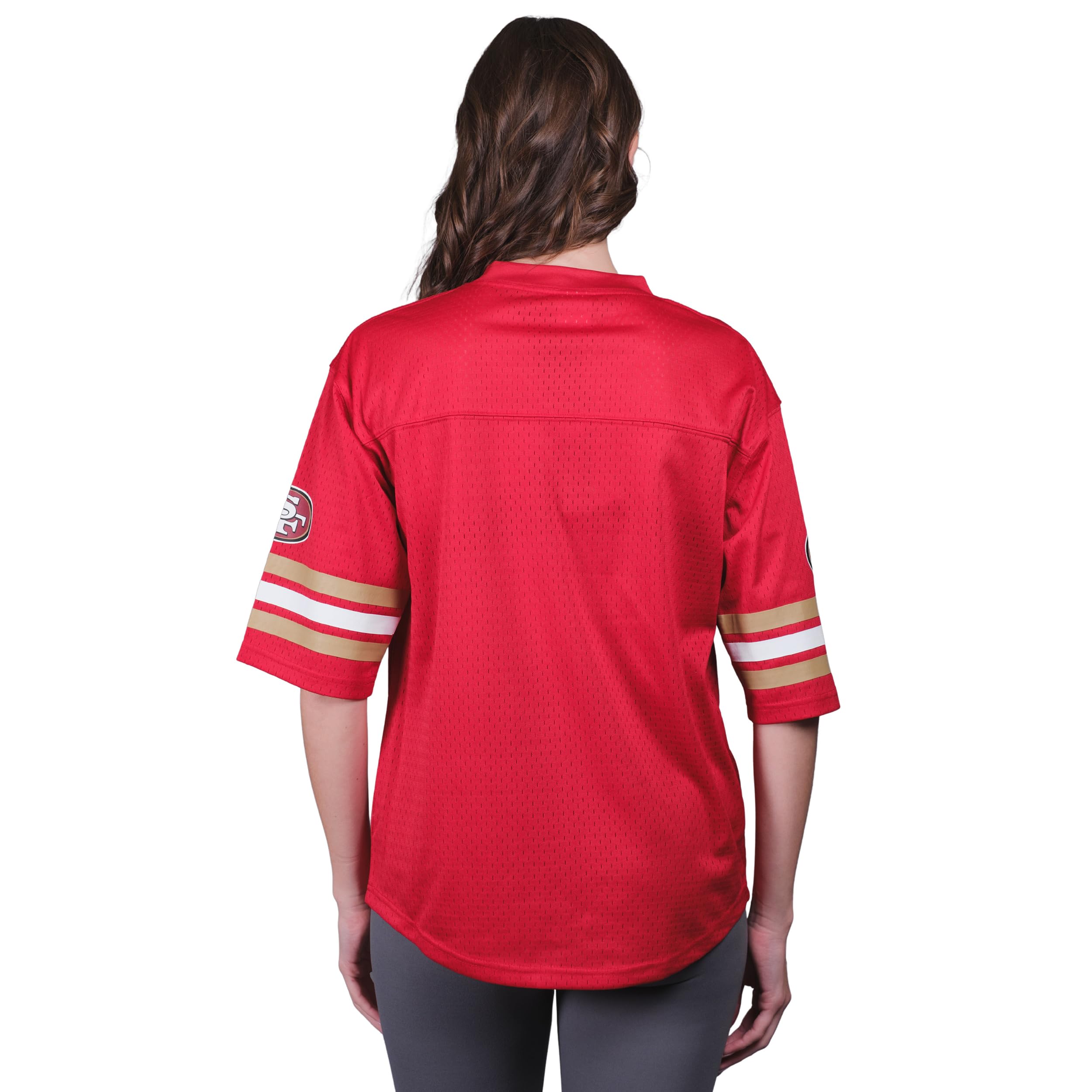 Ultra Game Women's NFL Official Soft Mesh Vintage Gameday Shirt - Image 3