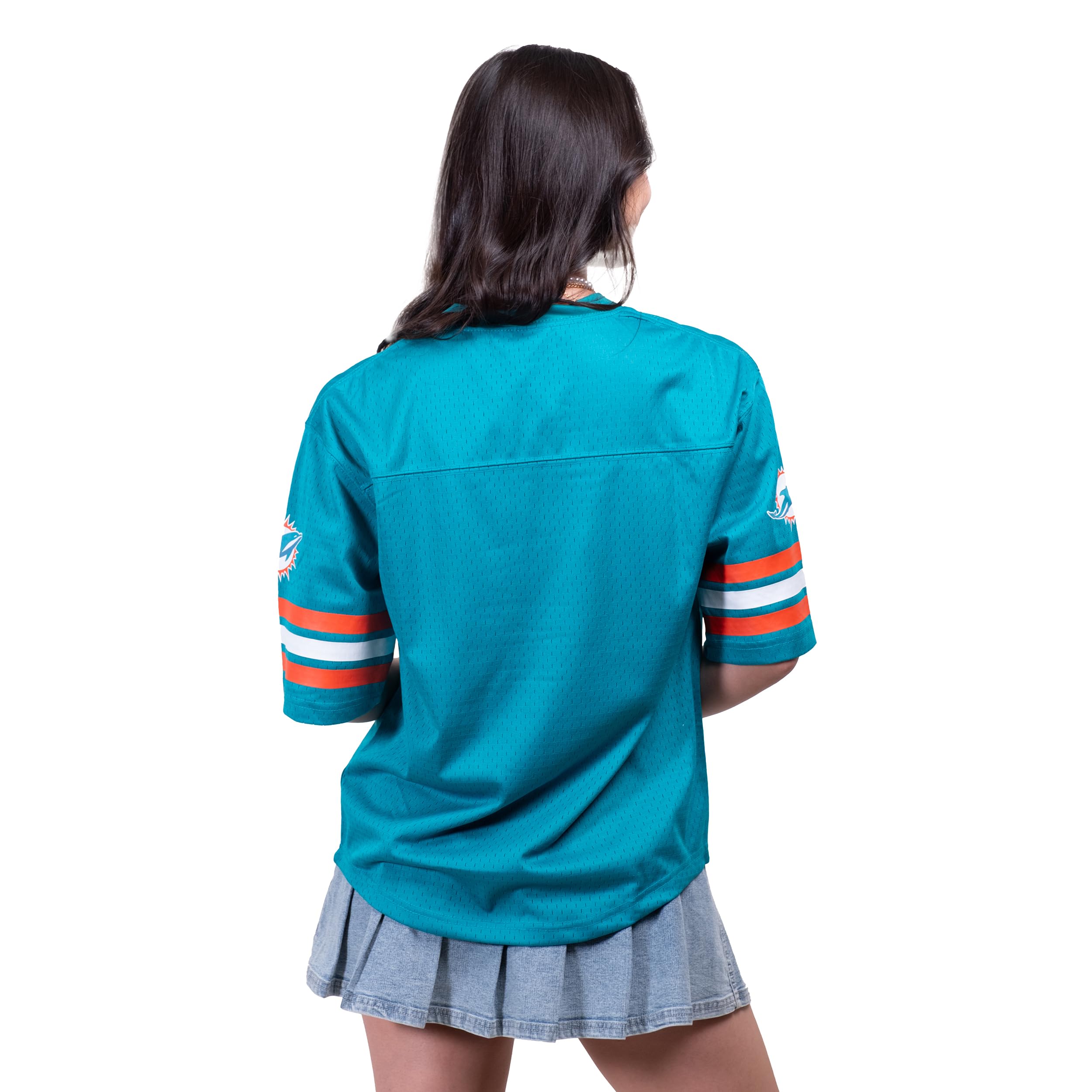 Ultra Game Women's NFL Official Soft Mesh Vintage Gameday Shirt - Image 3