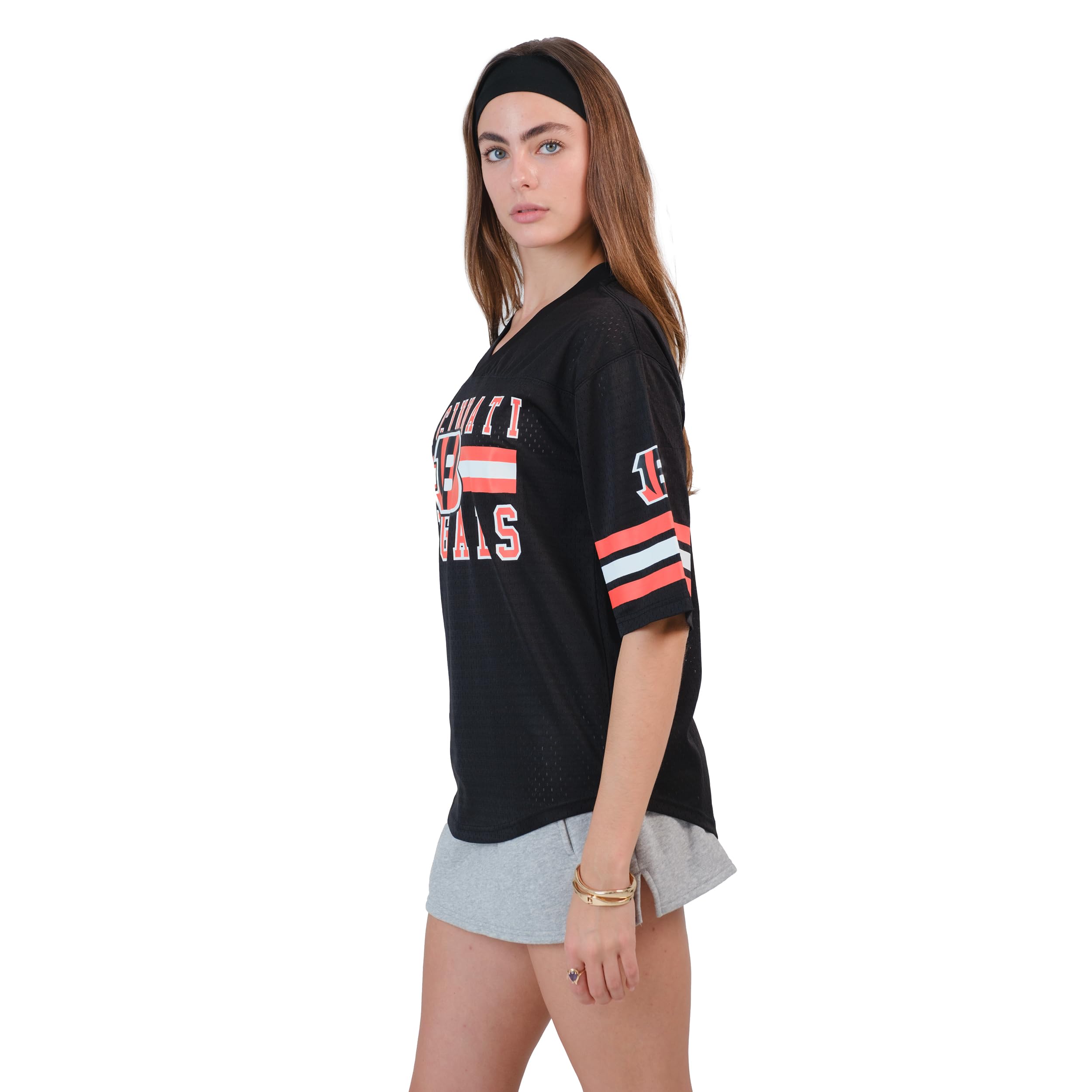 Ultra Game Women's NFL Official Soft Mesh Vintage Gameday Shirt - Image 3