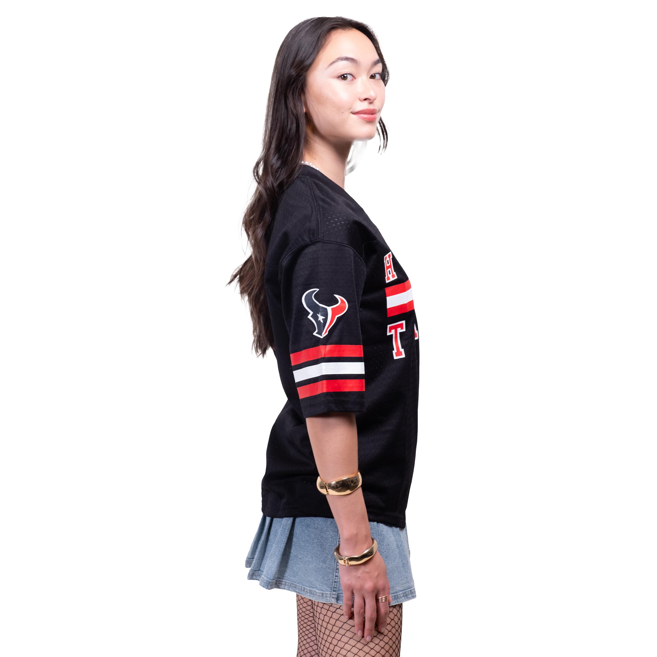 Ultra Game Women's NFL Official Soft Mesh Vintage Gameday Shirt - Image 3