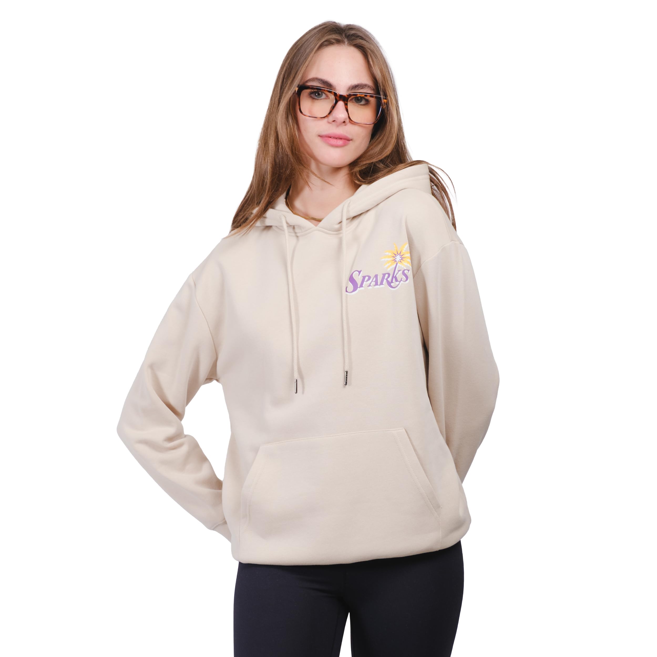 Ultra Game Women's WNBA Official Super Soft Fashion Hoodie Sweatshirt
