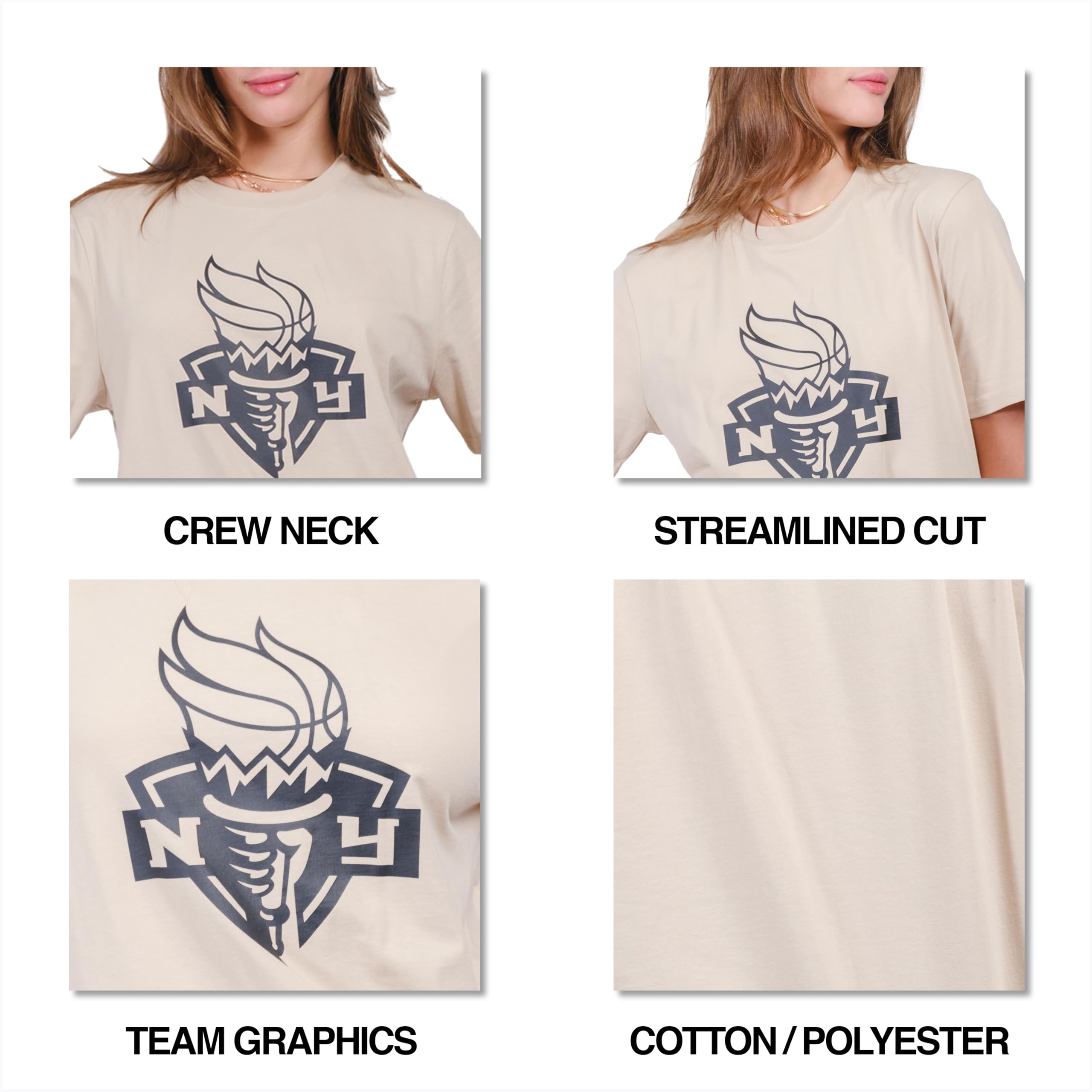 Ultra Game Women's WNBA Official Super Soft Fashion T-Shirt - Image 4