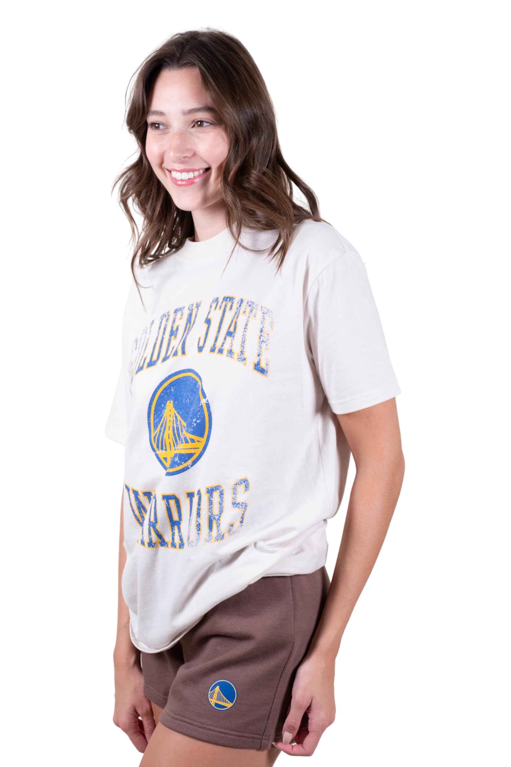 Ultra Game Womens NBA T-shirt & Short Casual Lounge Set - Image 2