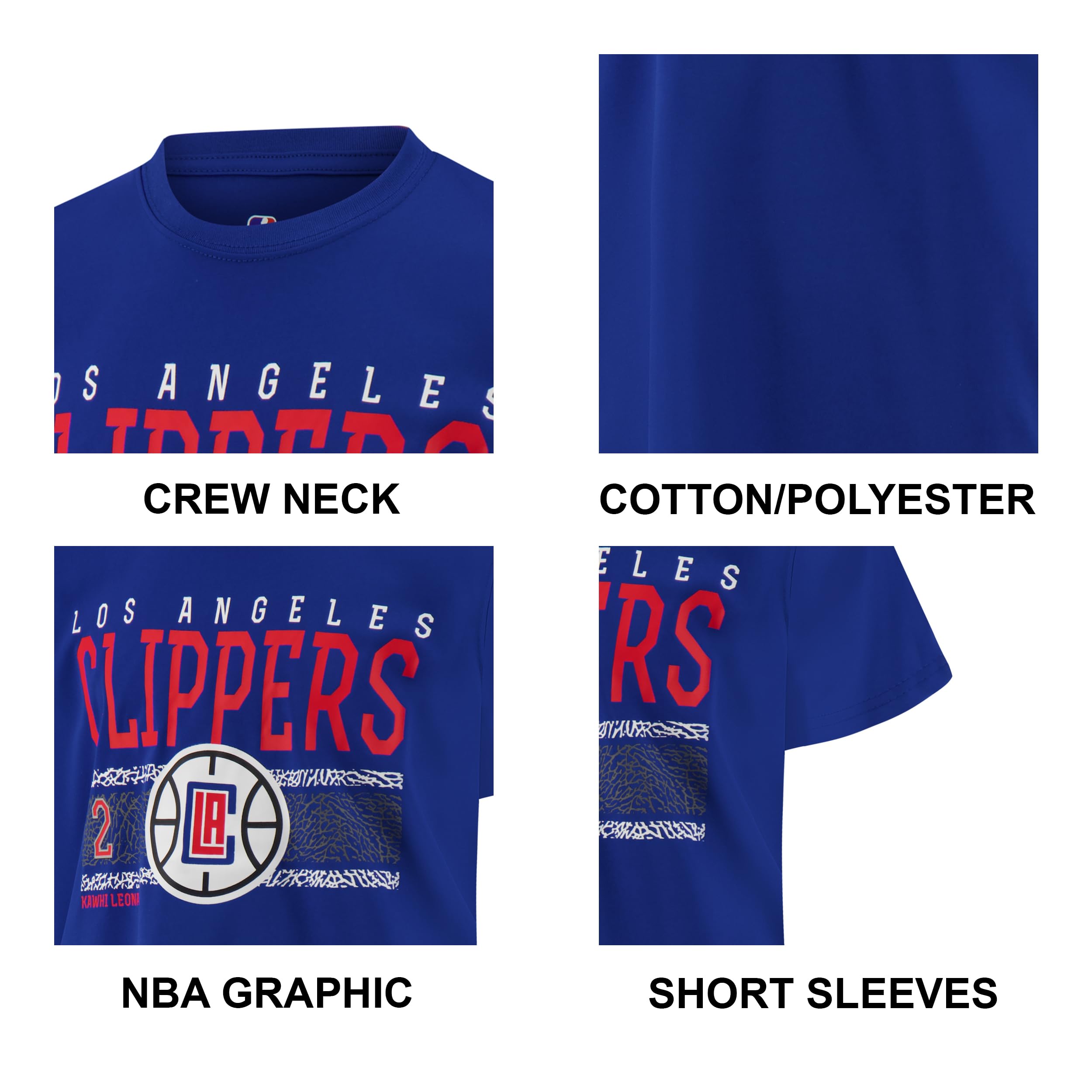 Ultra Game Youth NBA Official Standard Players T-Shirt - Image 4