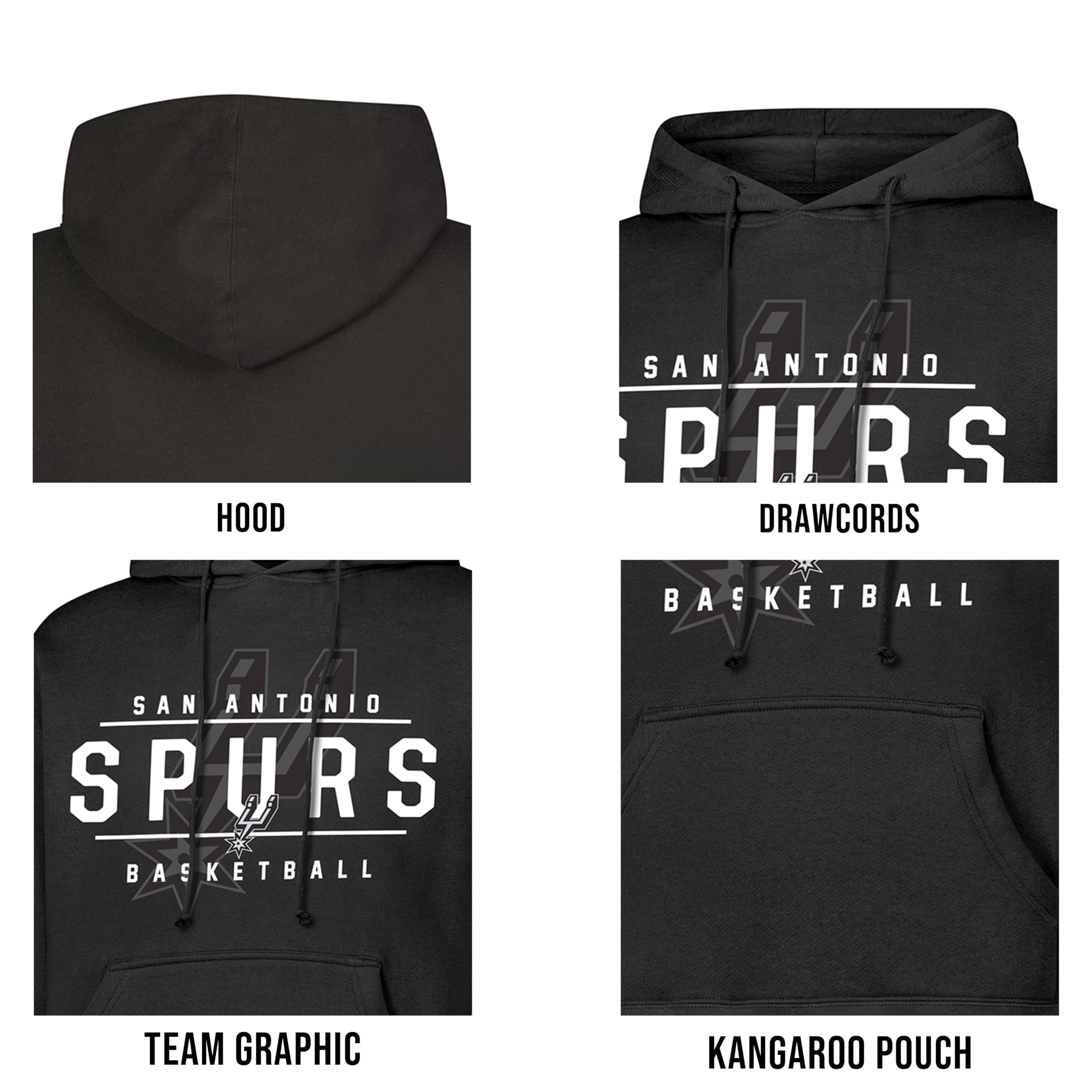 Ultra Game Youth NBA Official Standard Super Soft Get Right Hoodie Sweatshirt - Image 5