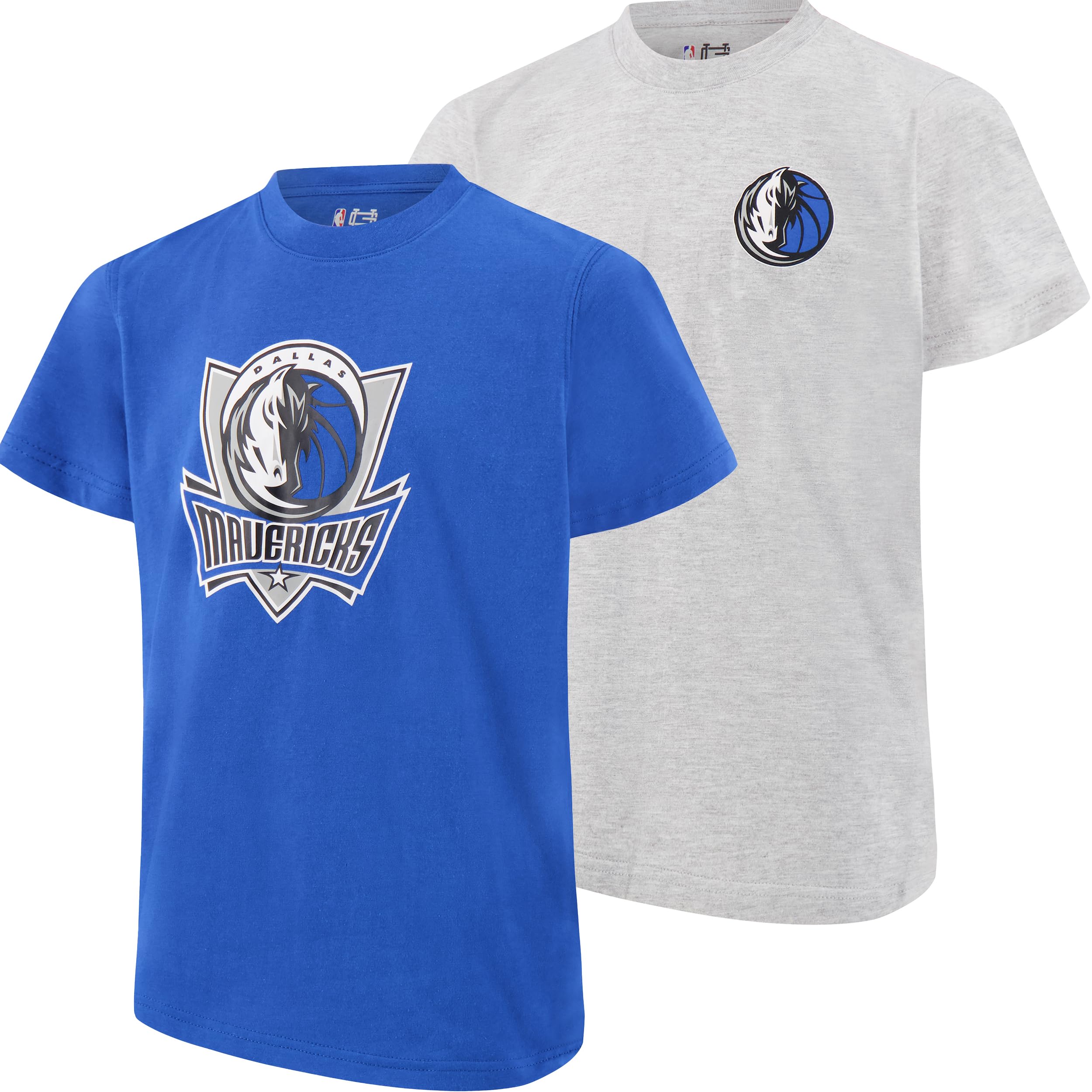 Ultra Game Youth NBA Official Super Soft 2 Pack T-Shirt Set