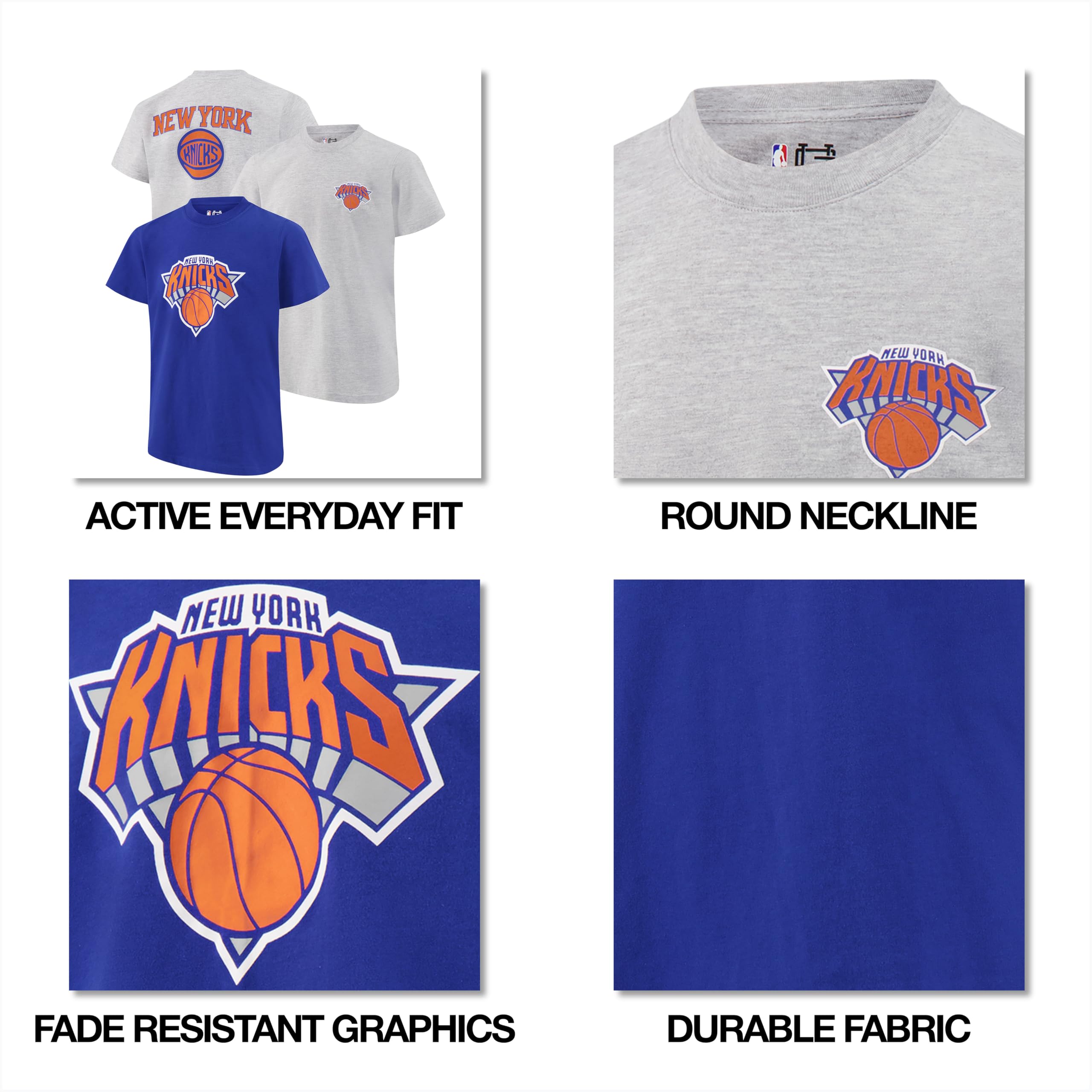Ultra Game Youth NBA Official Super Soft 2 Pack T-Shirt Set - Image 4