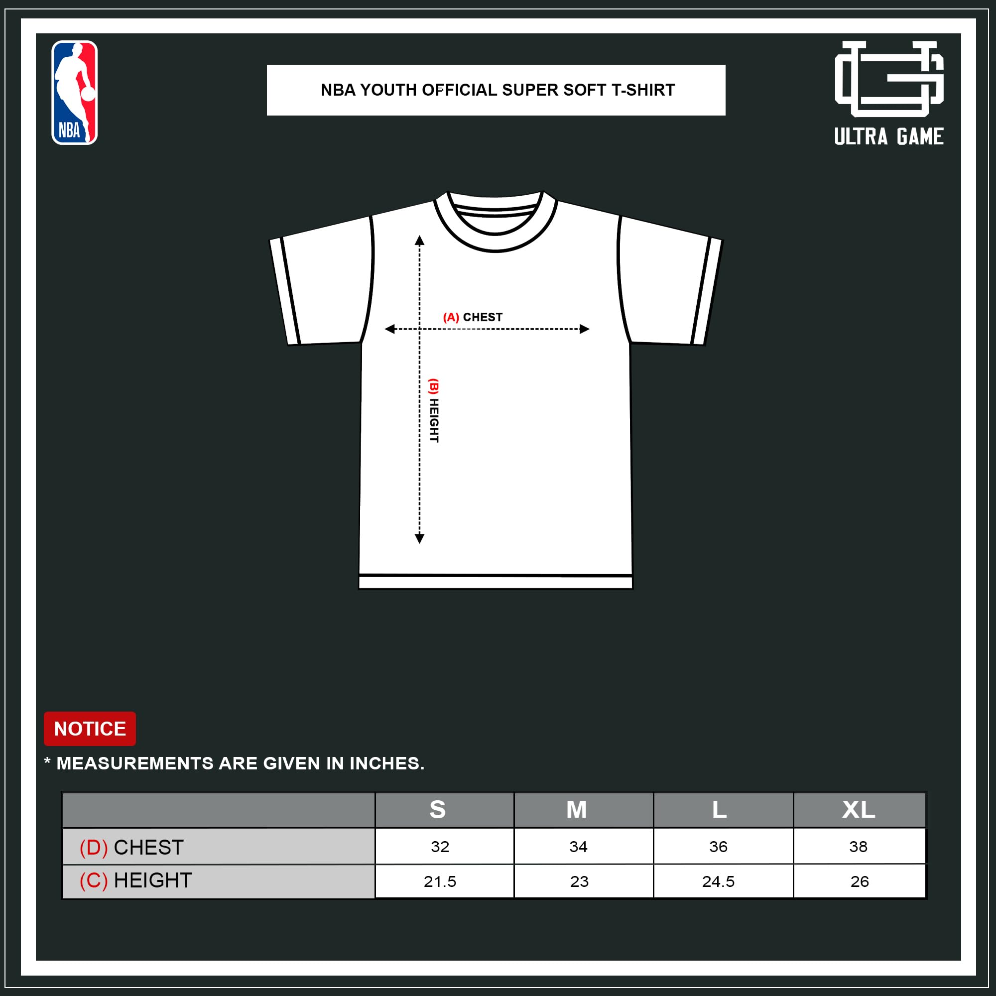 Ultra Game Youth NBA Official Super Soft 2 Pack T-Shirt Set - Image 6