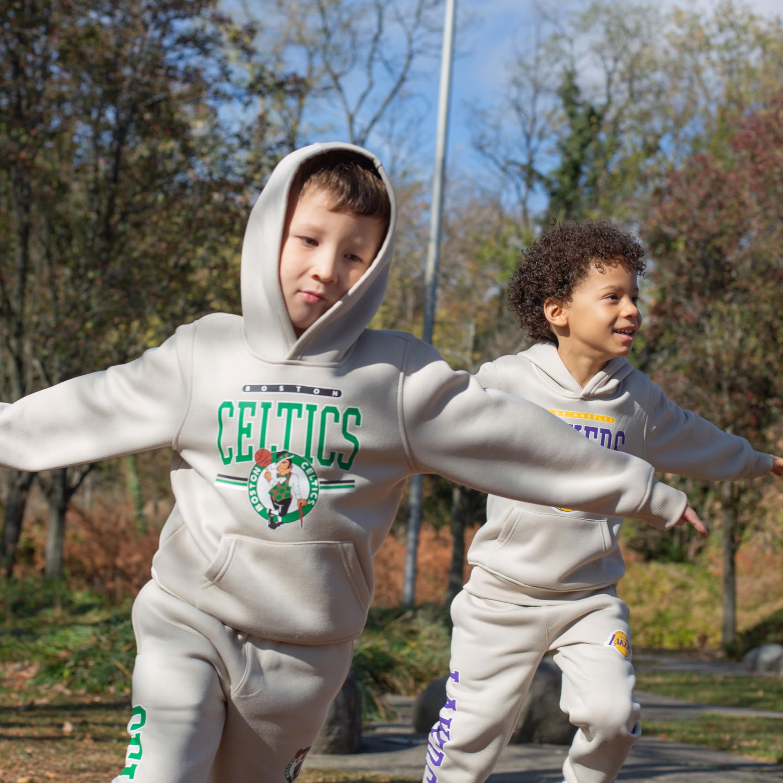 Ultra Game Youth NBA Official Super Soft Hoodie Sweatshirt and Sweatpants Joggers Set - Image 5