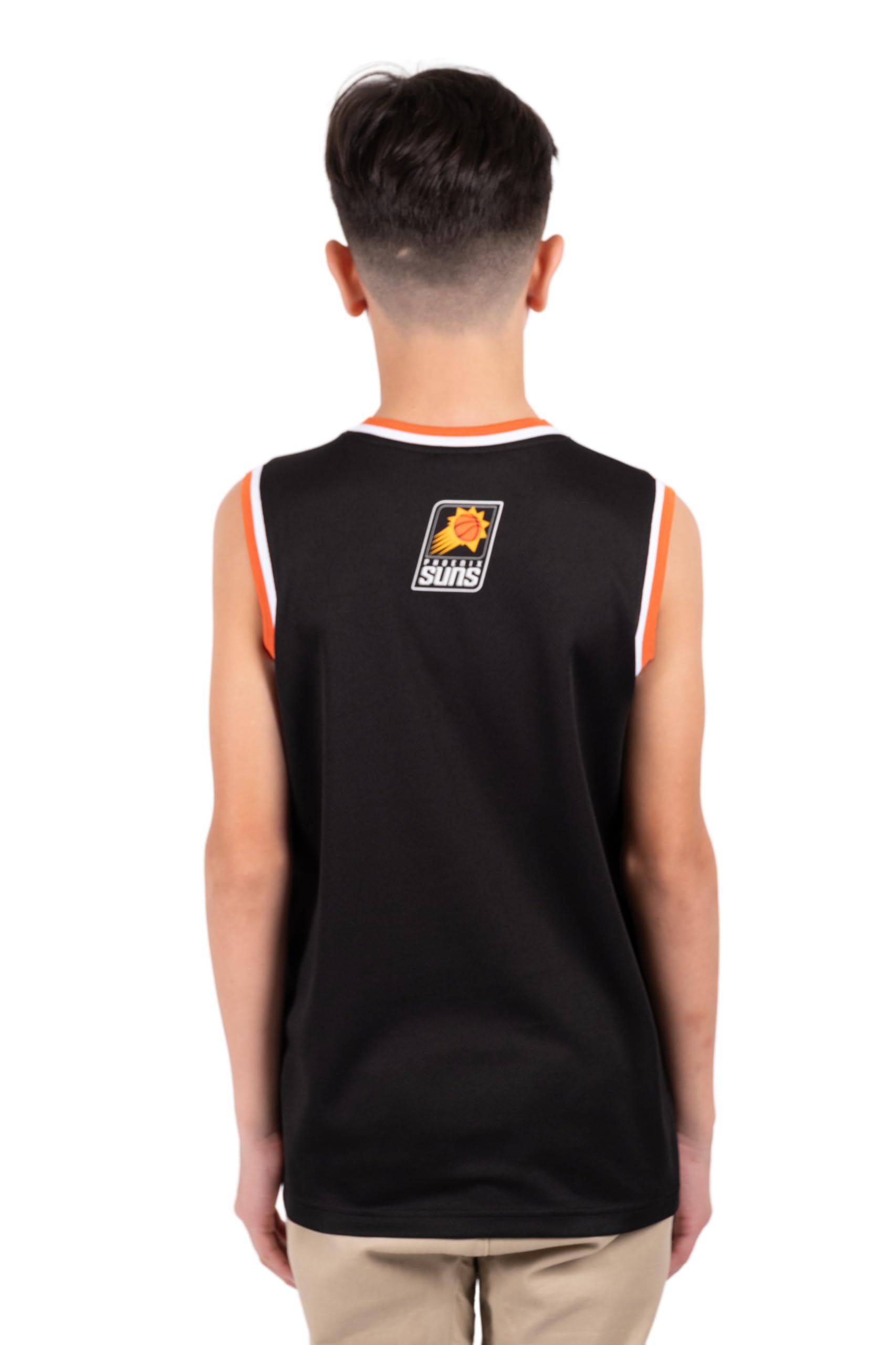 Ultra Game Youth NBA Official Tank Top Mesh Sleeveless Muscle T-Shirt - Black - Image 2