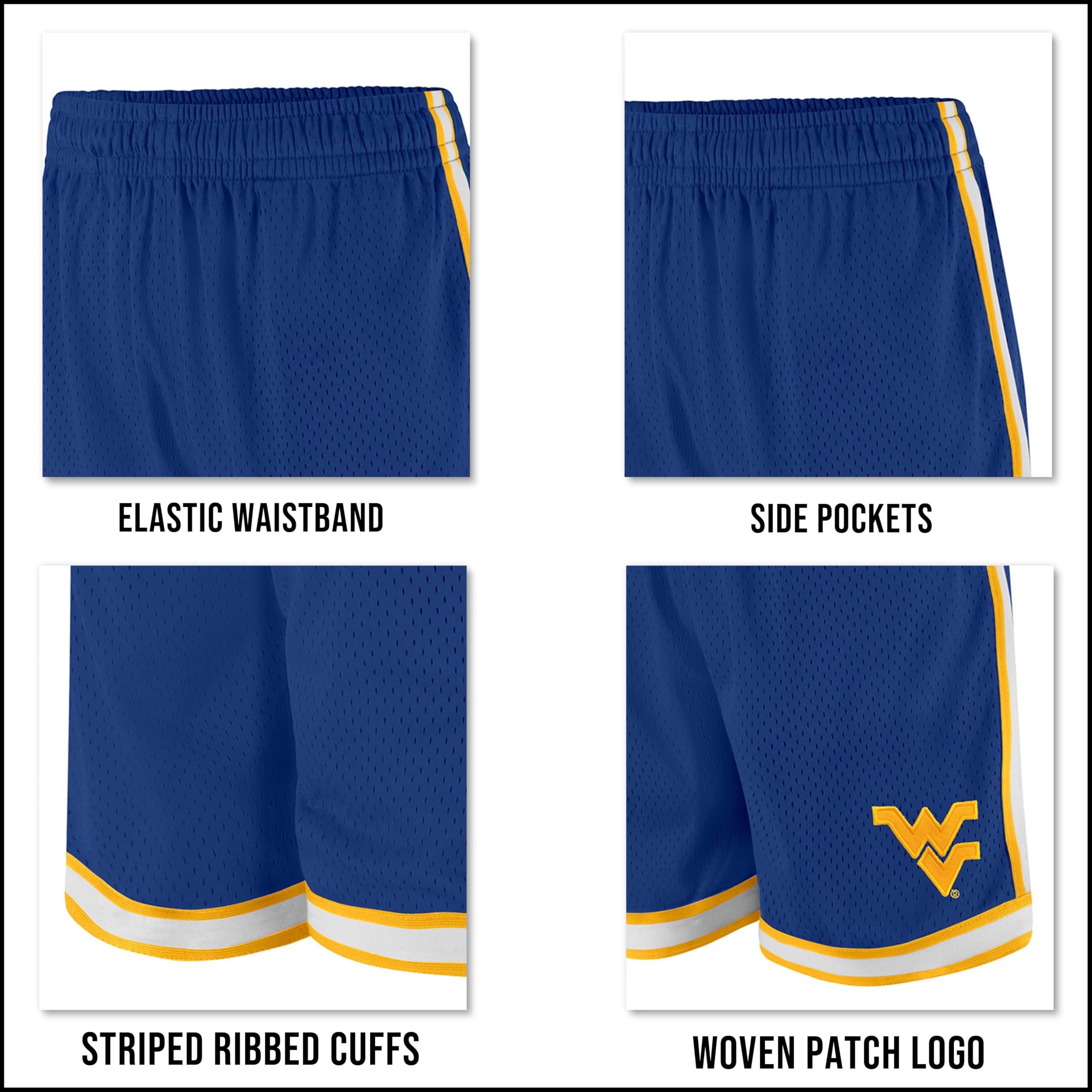 Ultra Game Youth NCAA Official Showtime Basketball Training Shorts - Classic Fit - Image 5