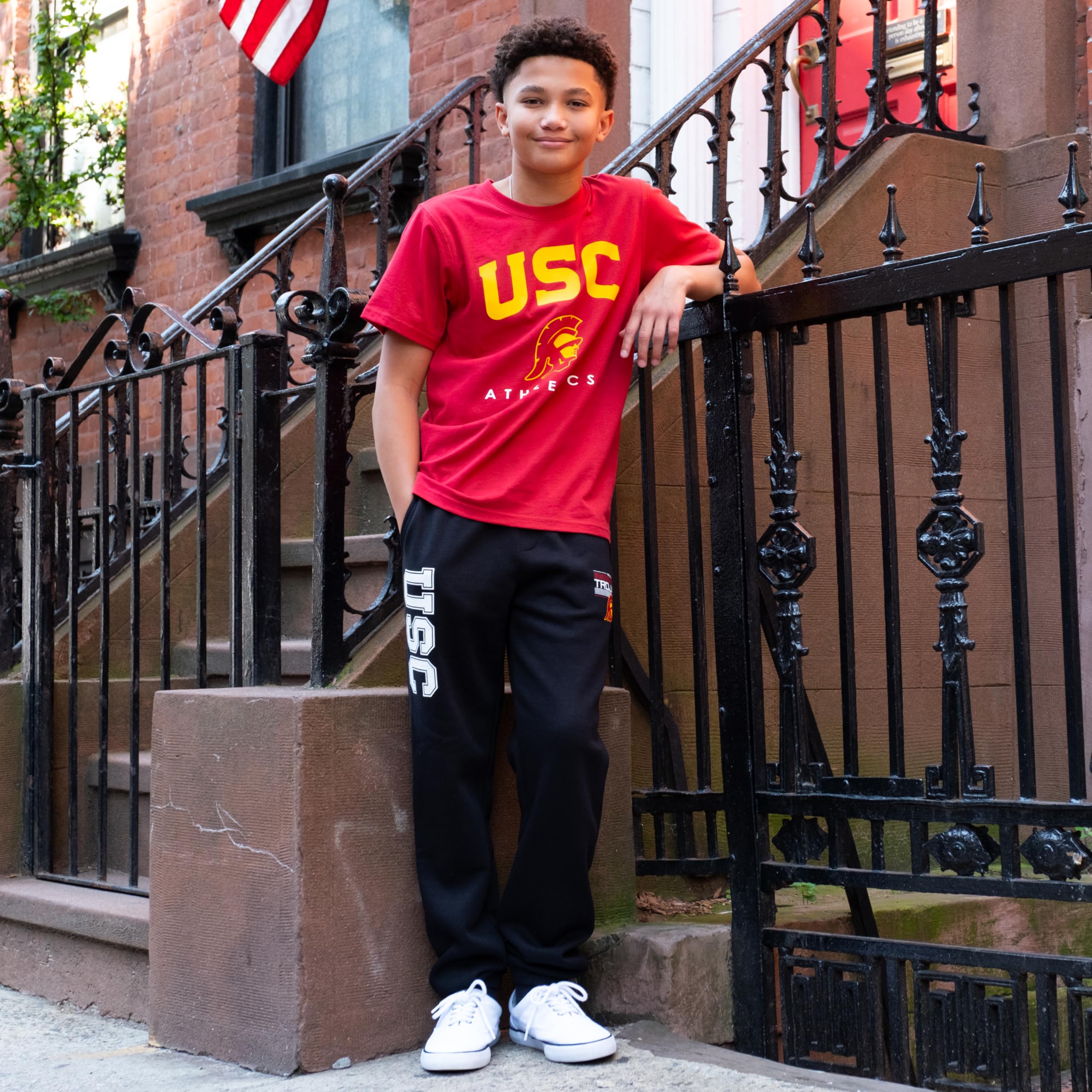 Ultra Game Youth NCAA Official Super Soft Jogger Lounge Sweatpants - Image 6