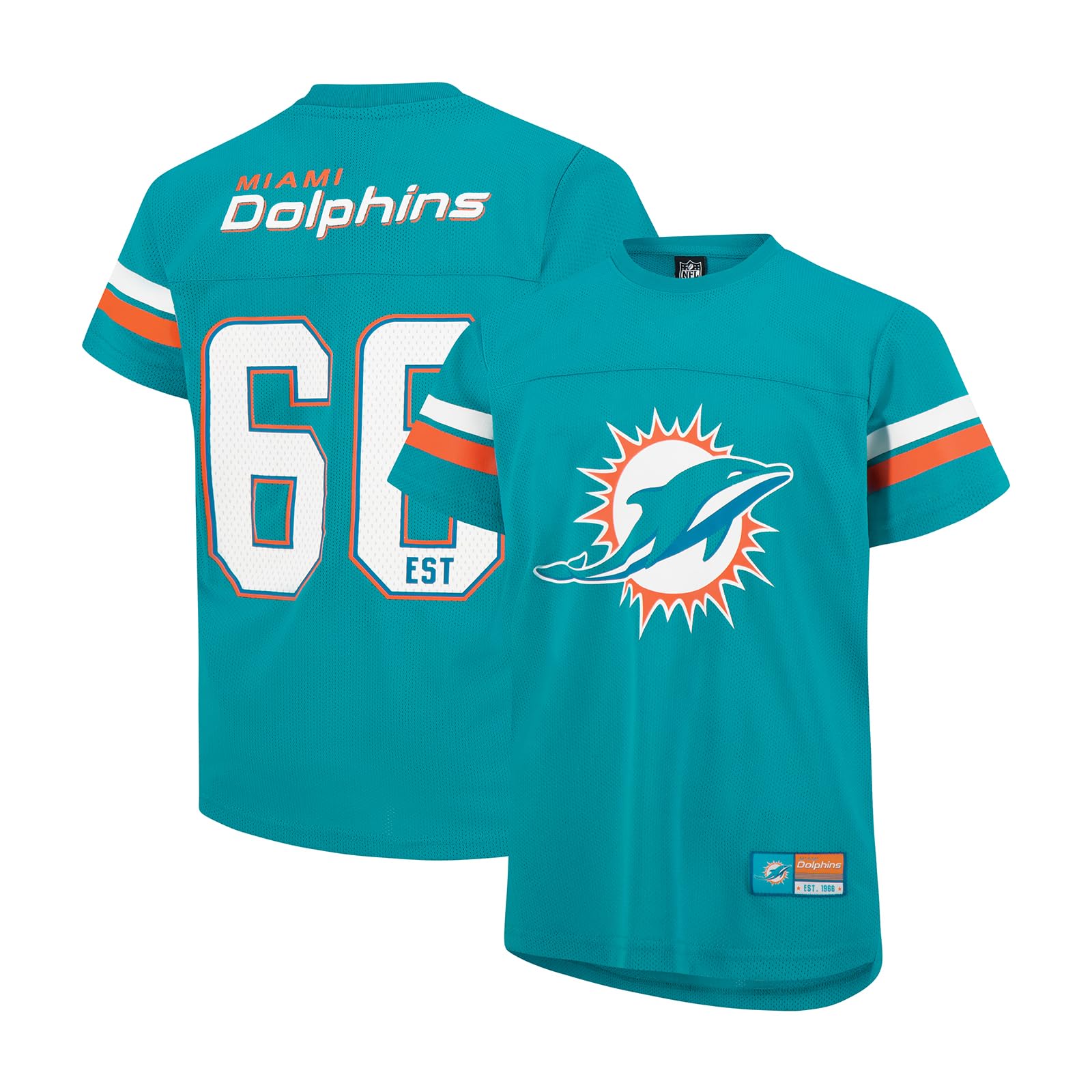 Ultra Game Youth NFL Official Super Soft Mesh Jersey T-Shirt