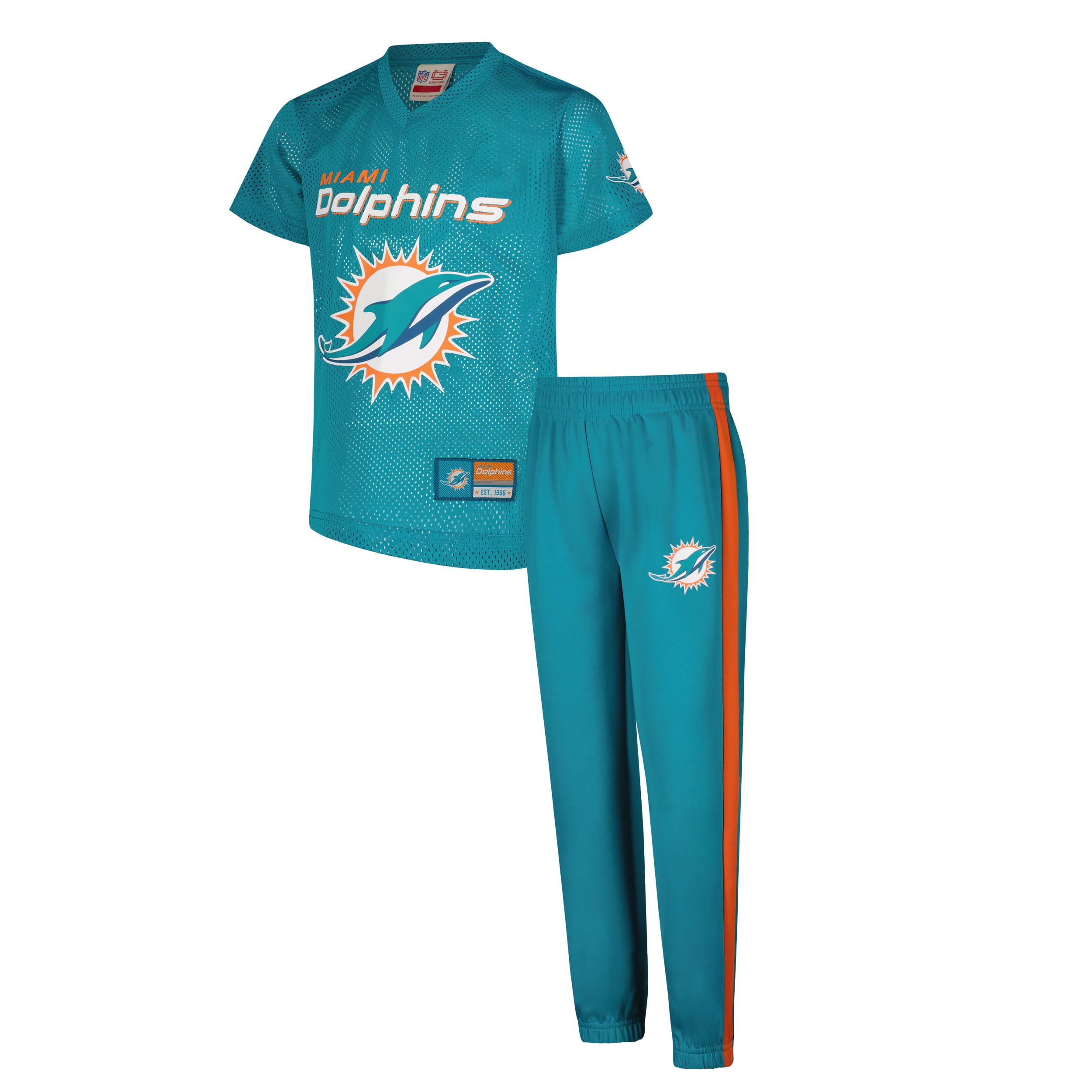 Ultra Game Youth NFL Official Uniform Set - Includes Super Soft Jersey, Pants, Iron on Numbers & Team Sticker Set